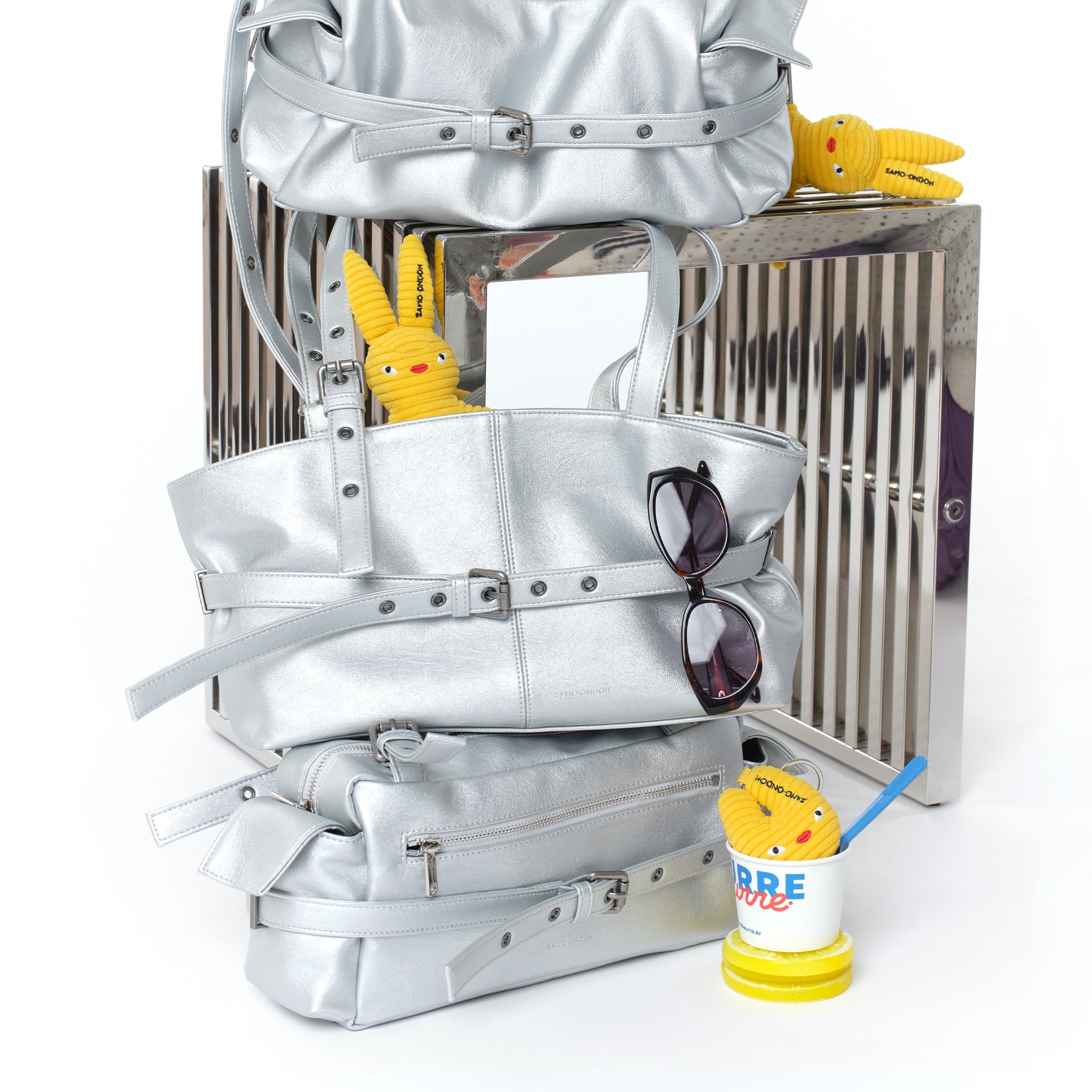 CHROME SILVER IN BELT BAGS 🦋