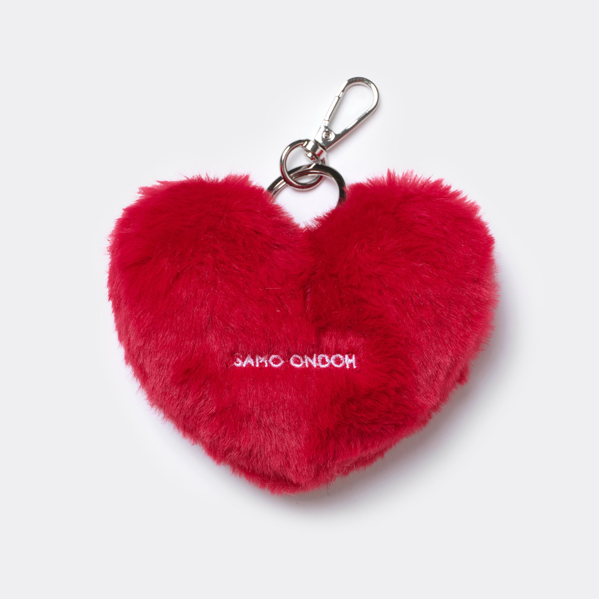 loveyom keychain eco fur red