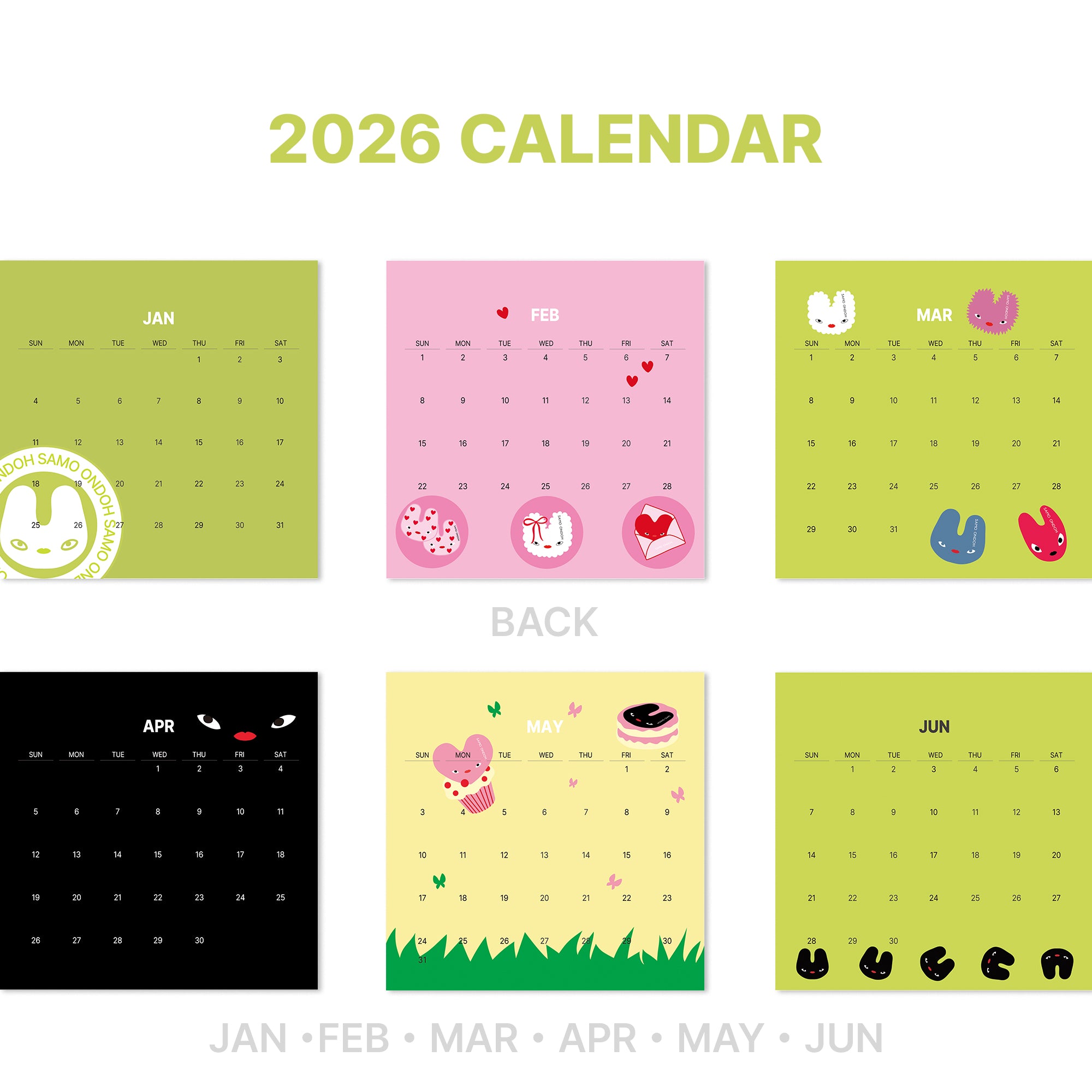 2026 calendar