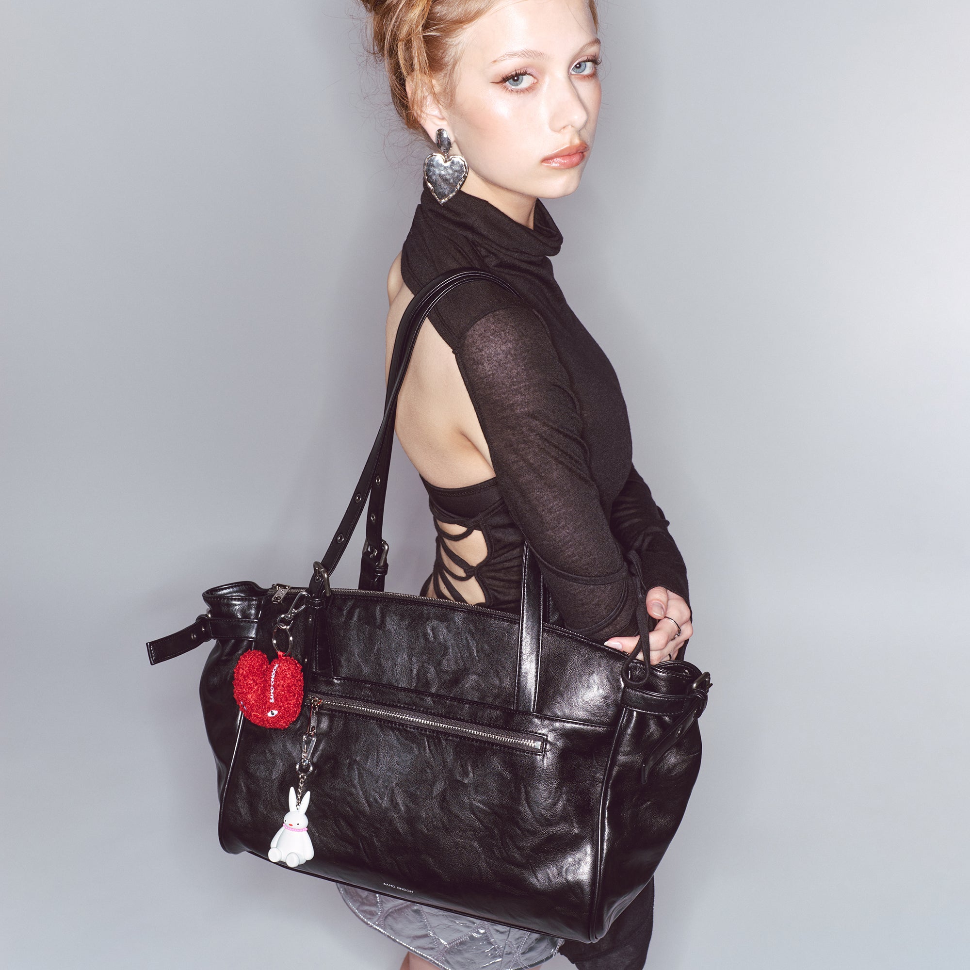 nouvelle shopper bag L baked black