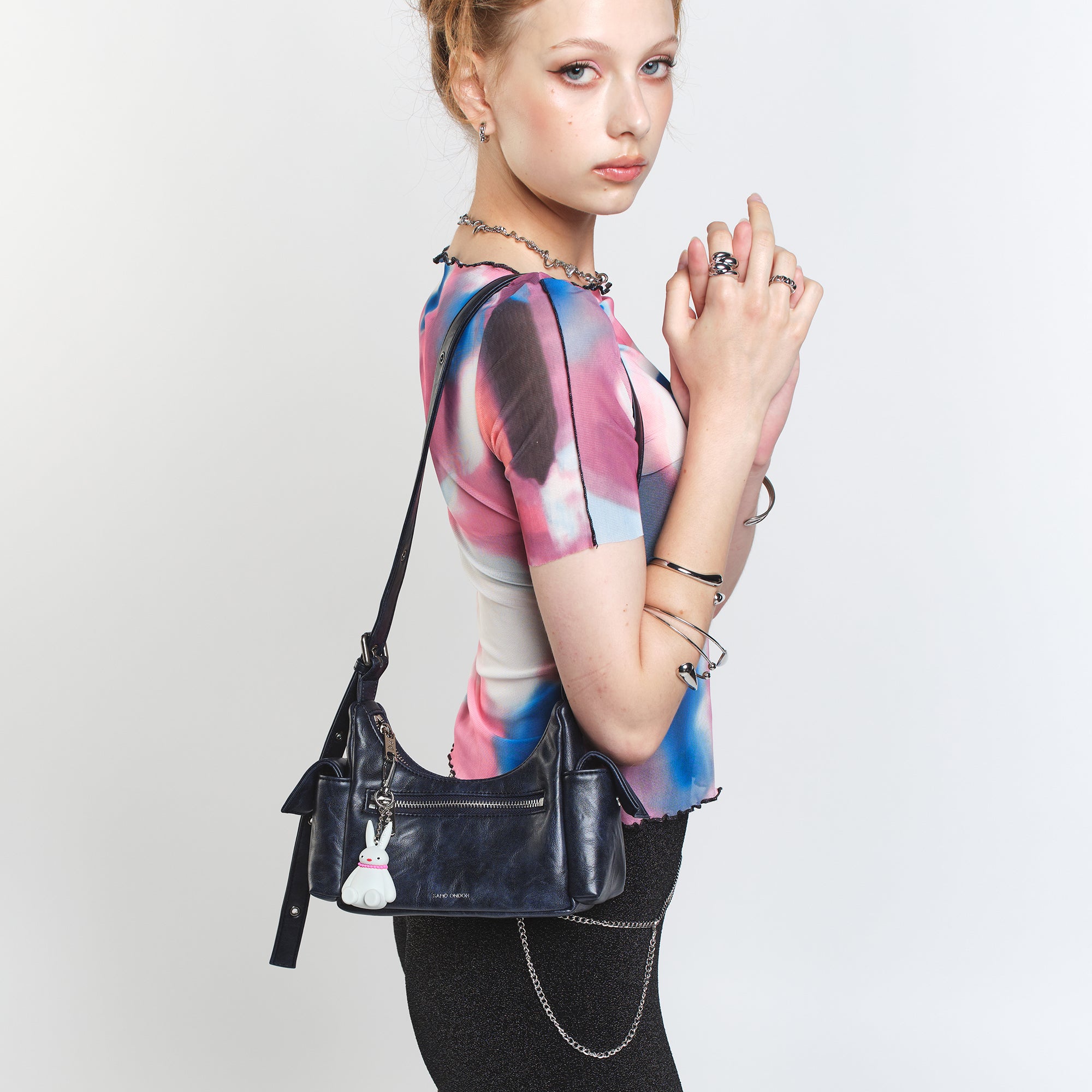 (restock Oct 15) pocket mug bag mini baked navy