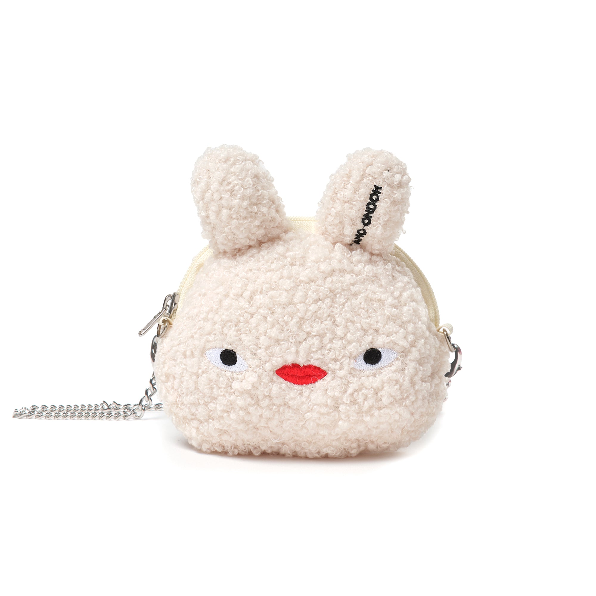 tokiyom mini pouch eco shearling ivory