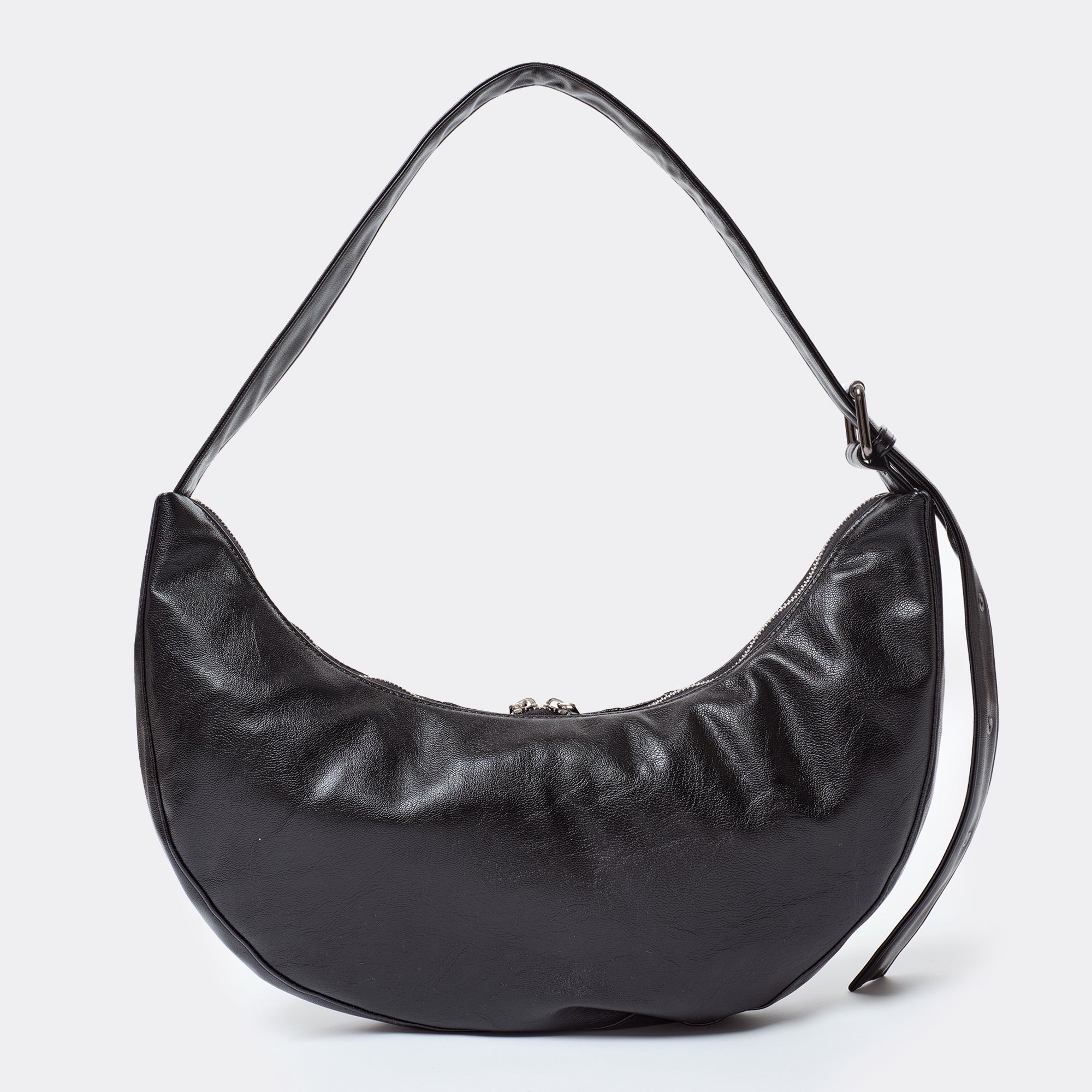 apple sling bag M goat black