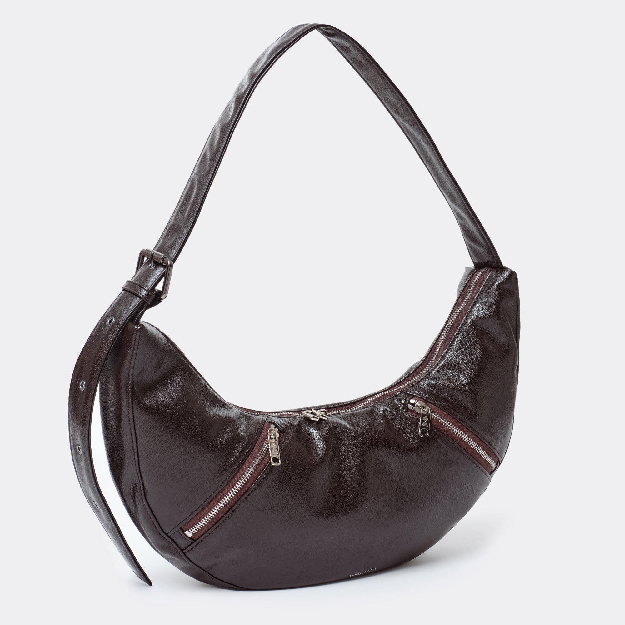 apple sling bag M goat chocolate