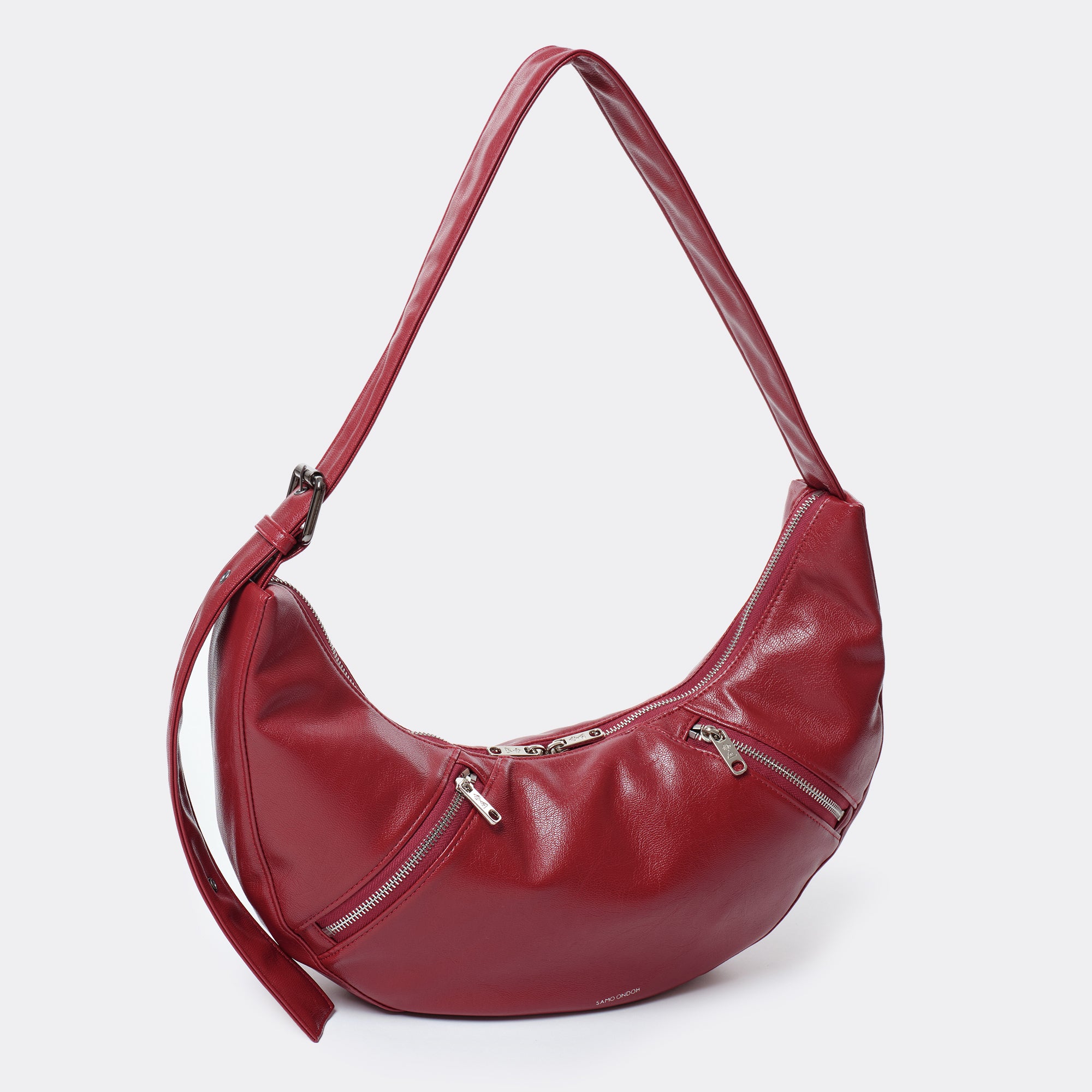 apple sling bag M goat red