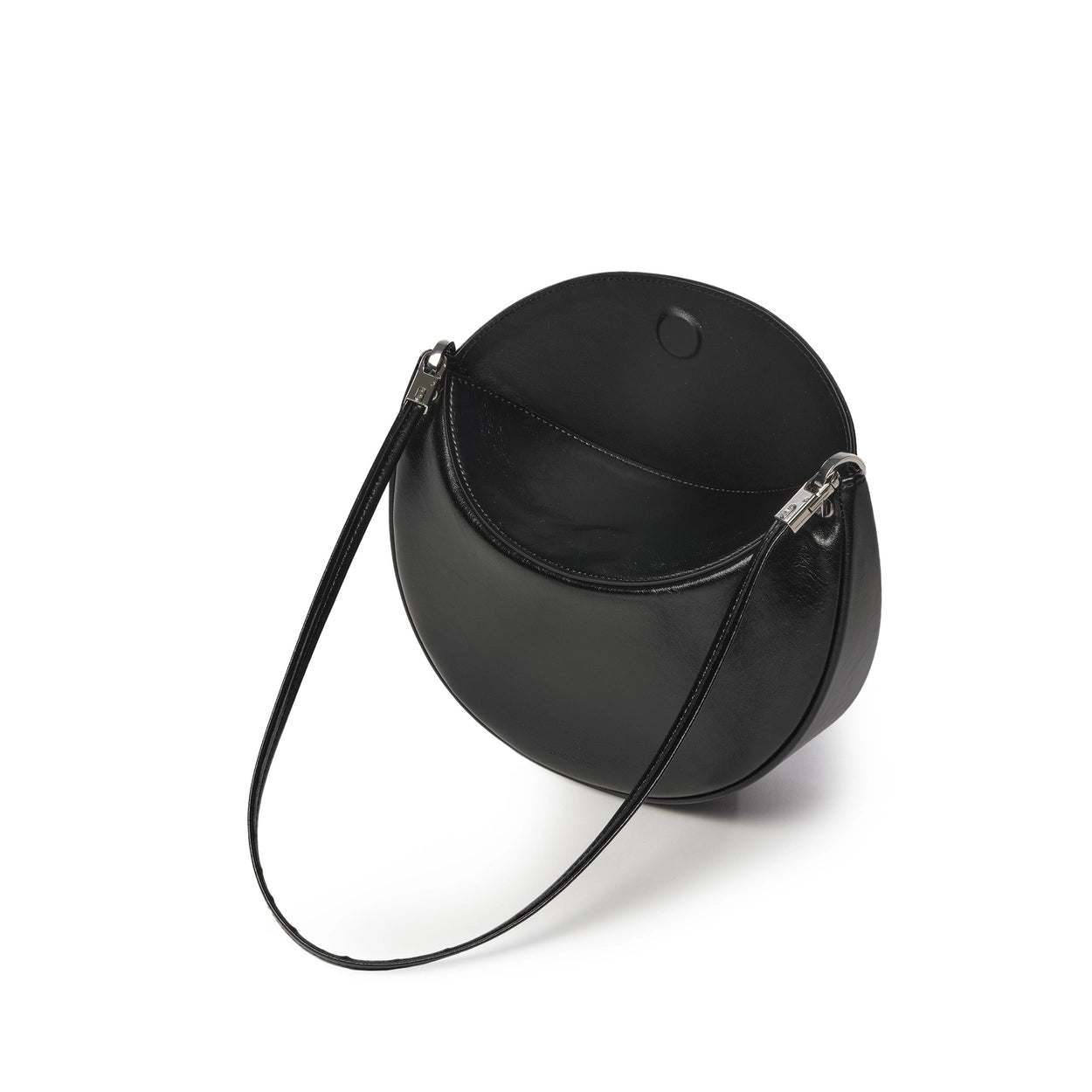 apple bag S crinkle black