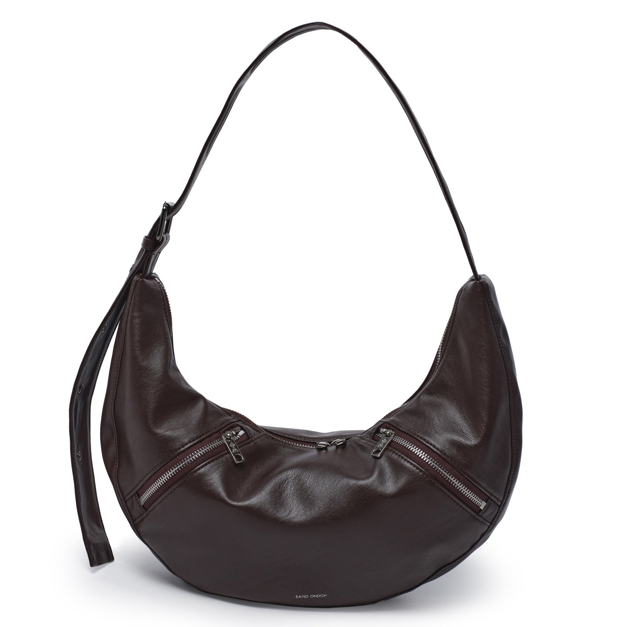 apple sling bag M nappa chocolate