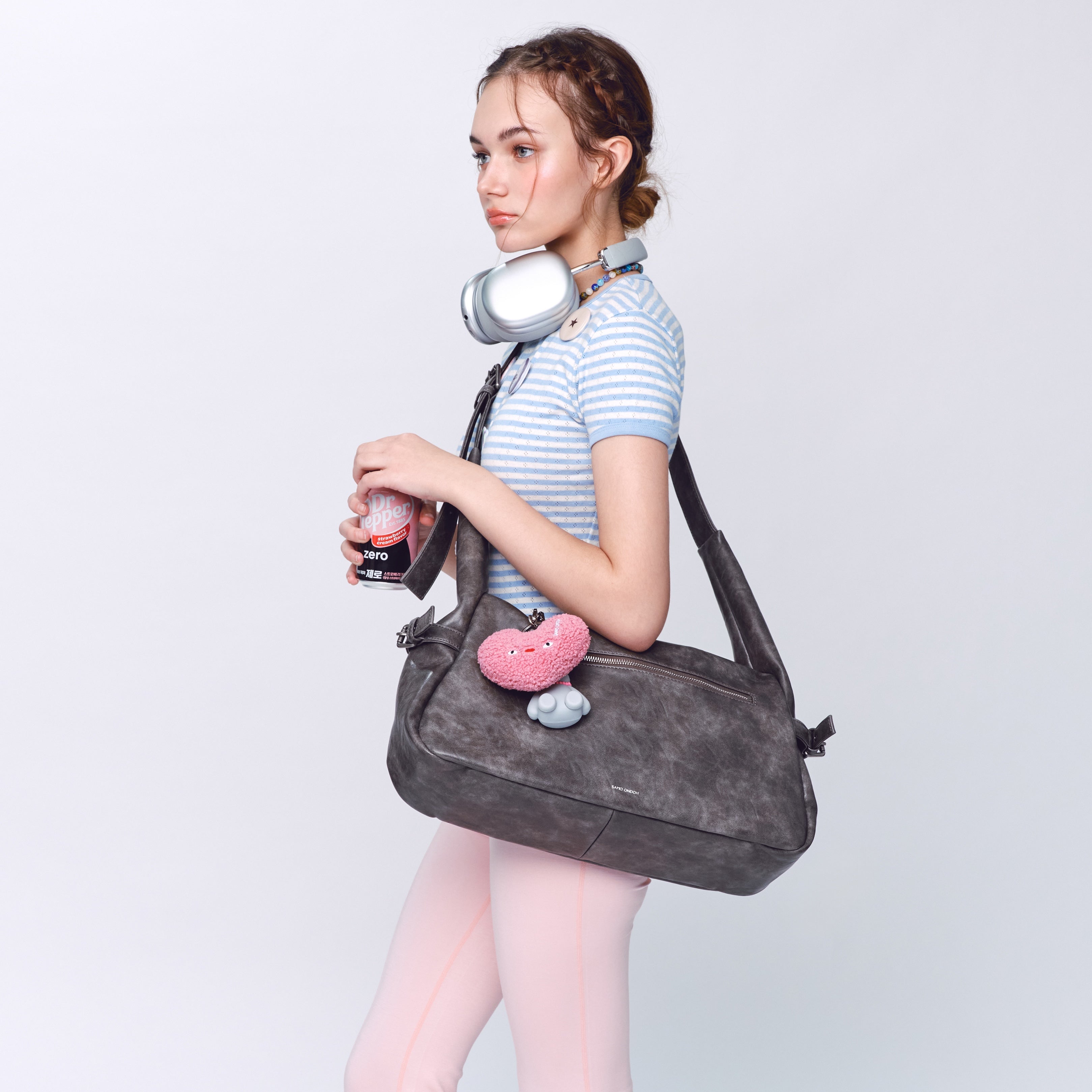 atta bag L baked gray