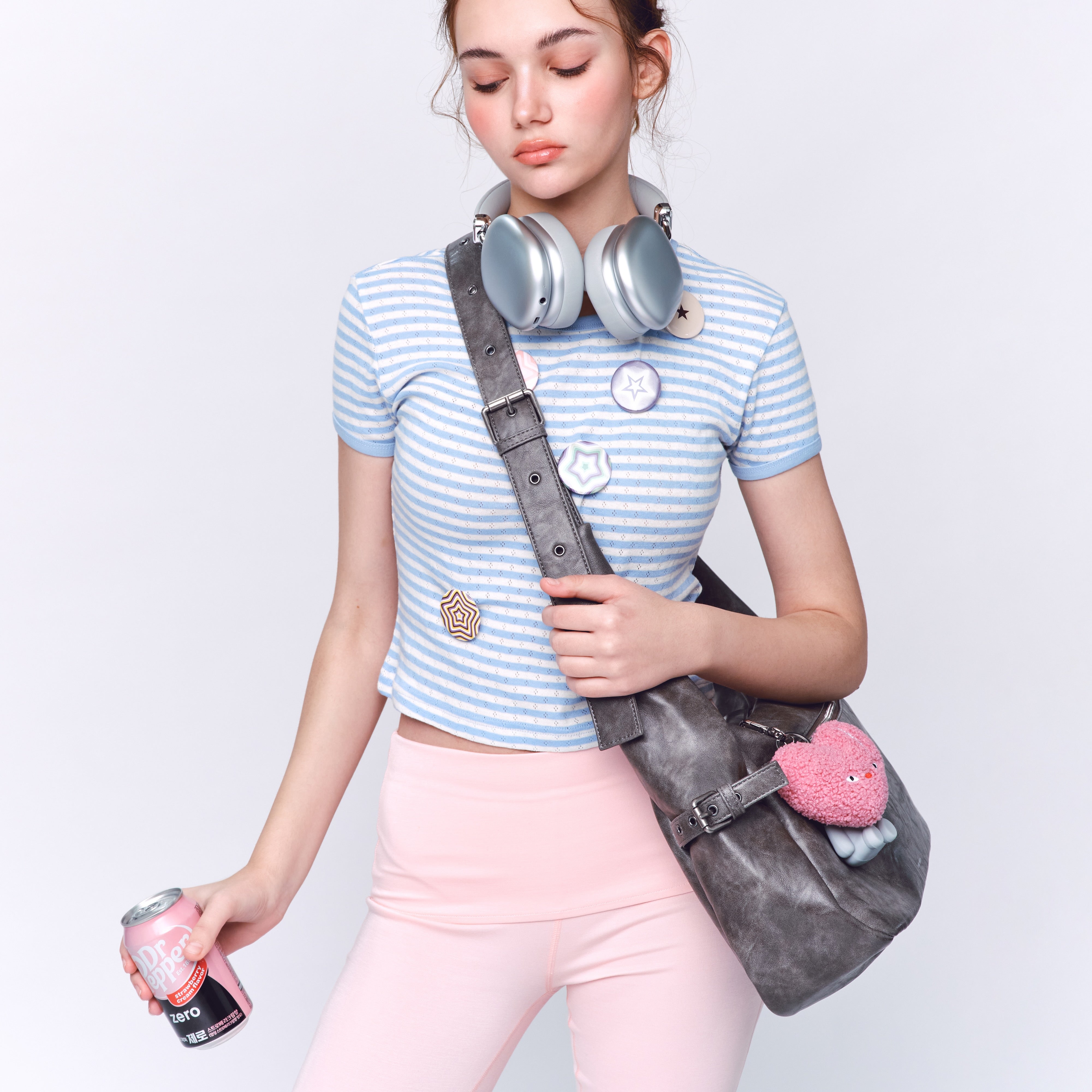 atta bag L baked gray