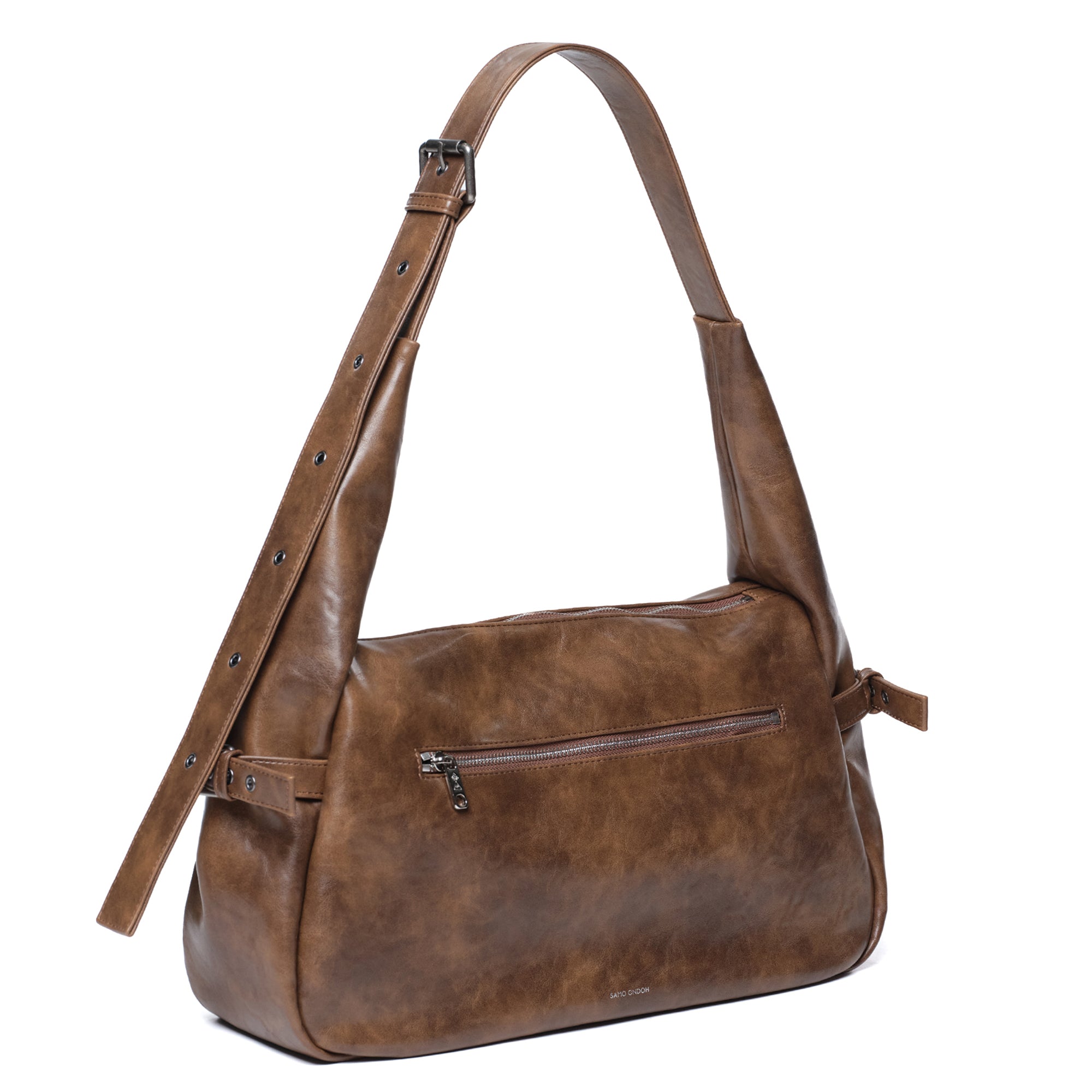 atta bag L baked tan