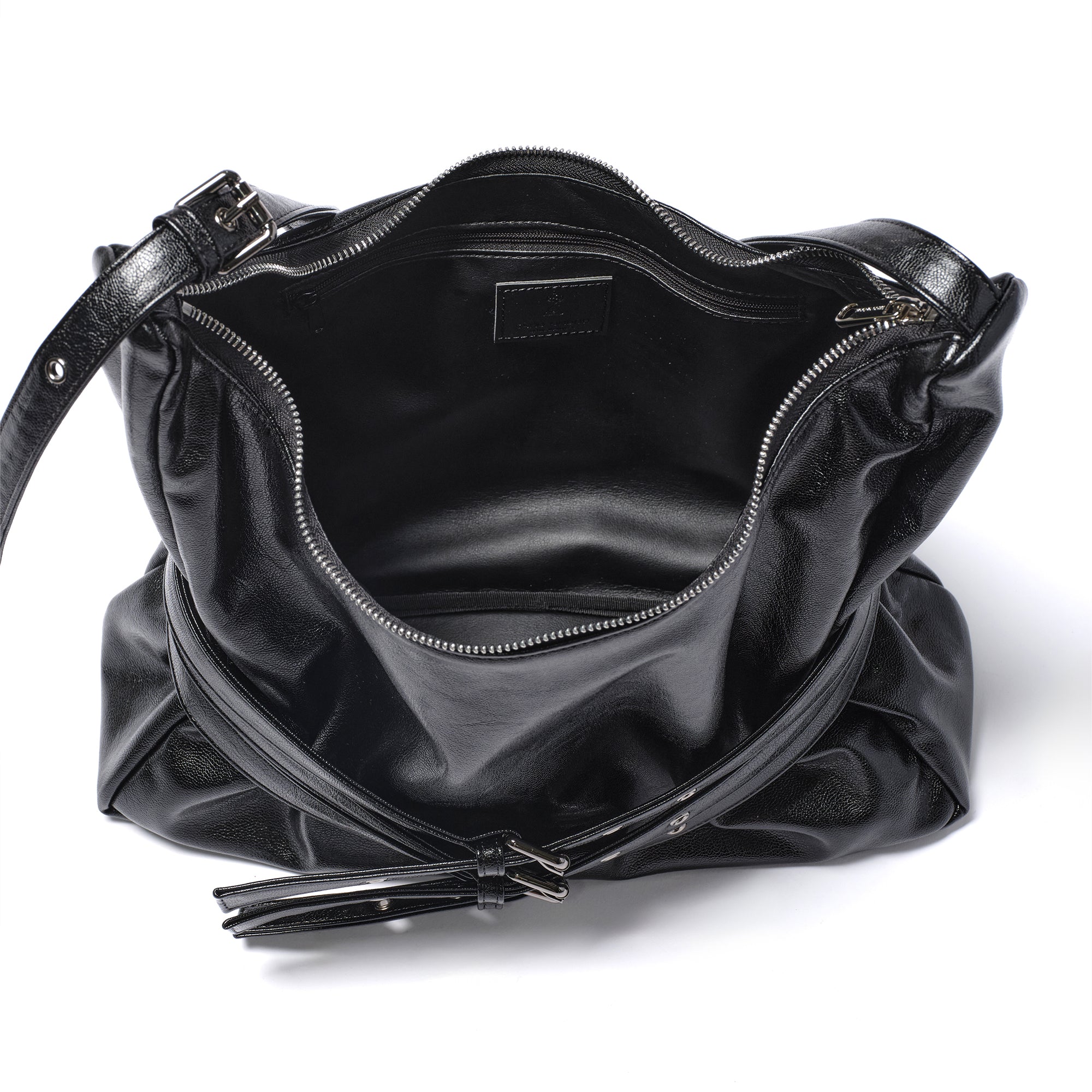 trio belt mug bag L goat black