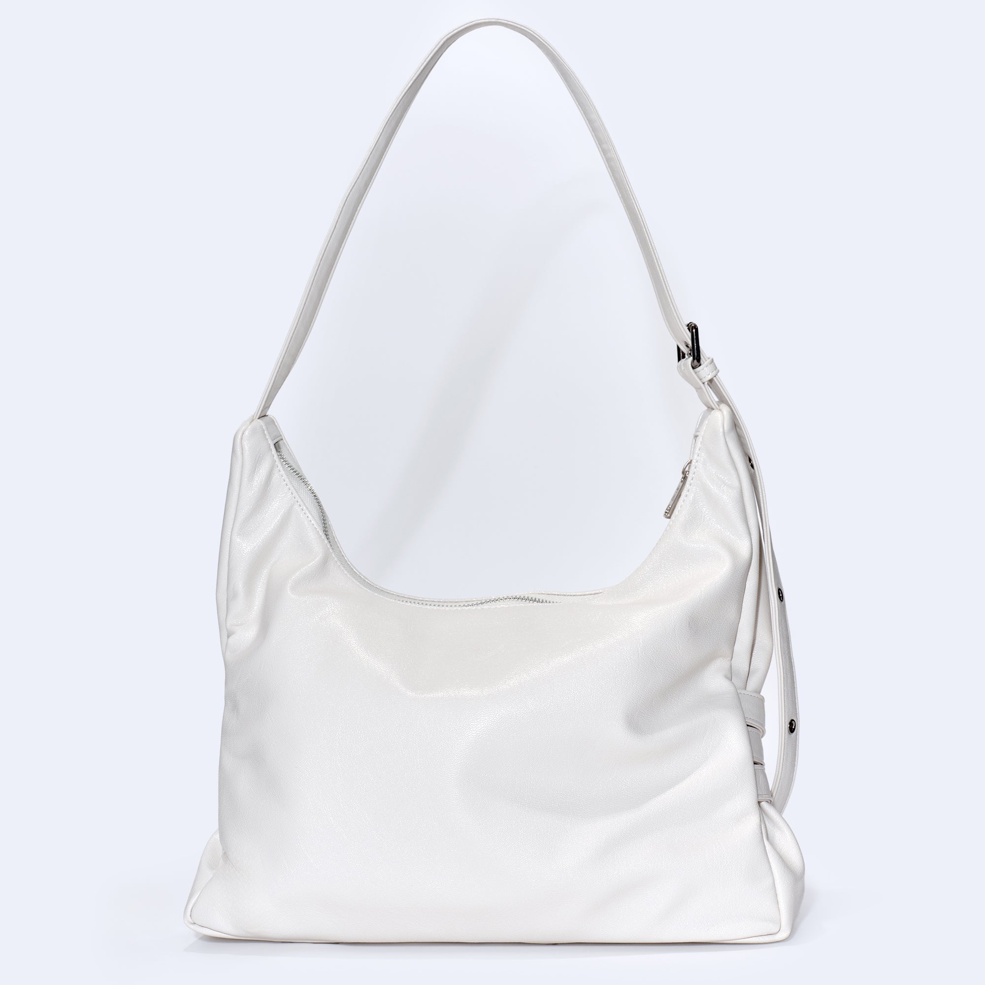 trio belt mug bag L goat cream