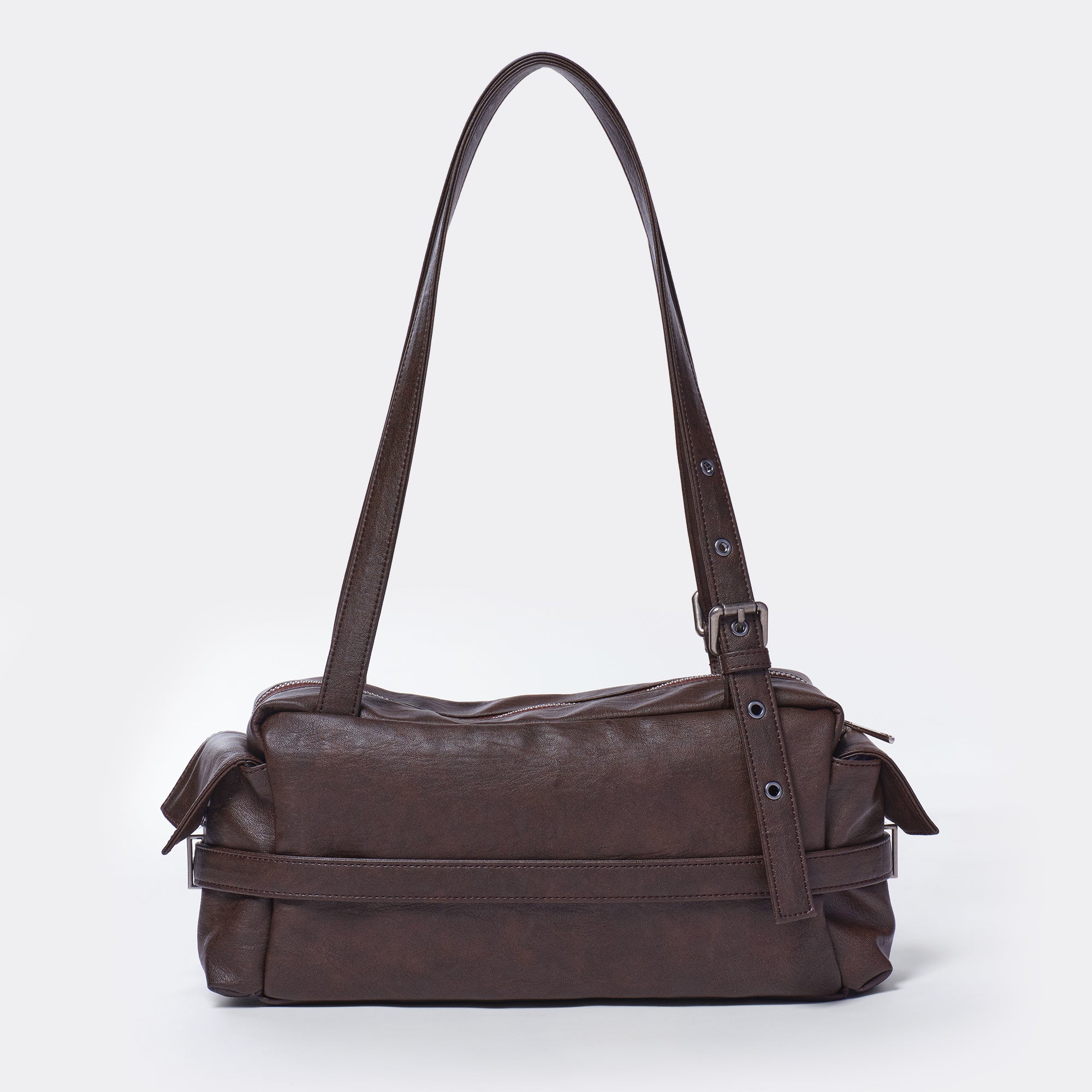 belt utility bag M brushed chocolate