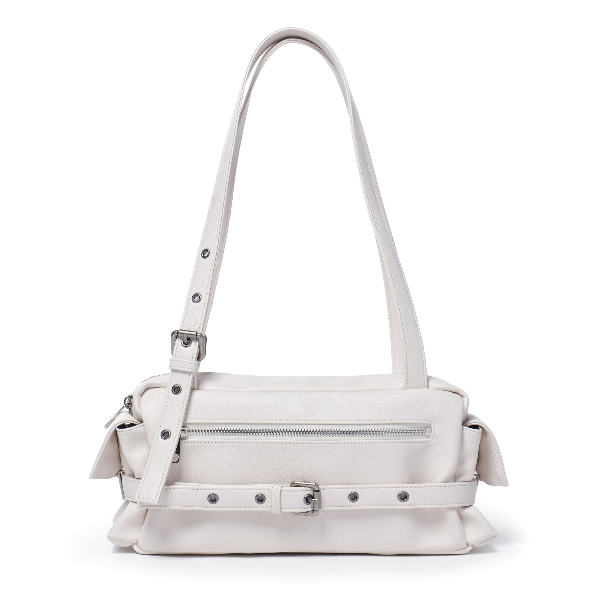 belt utility bag M nappa ivory