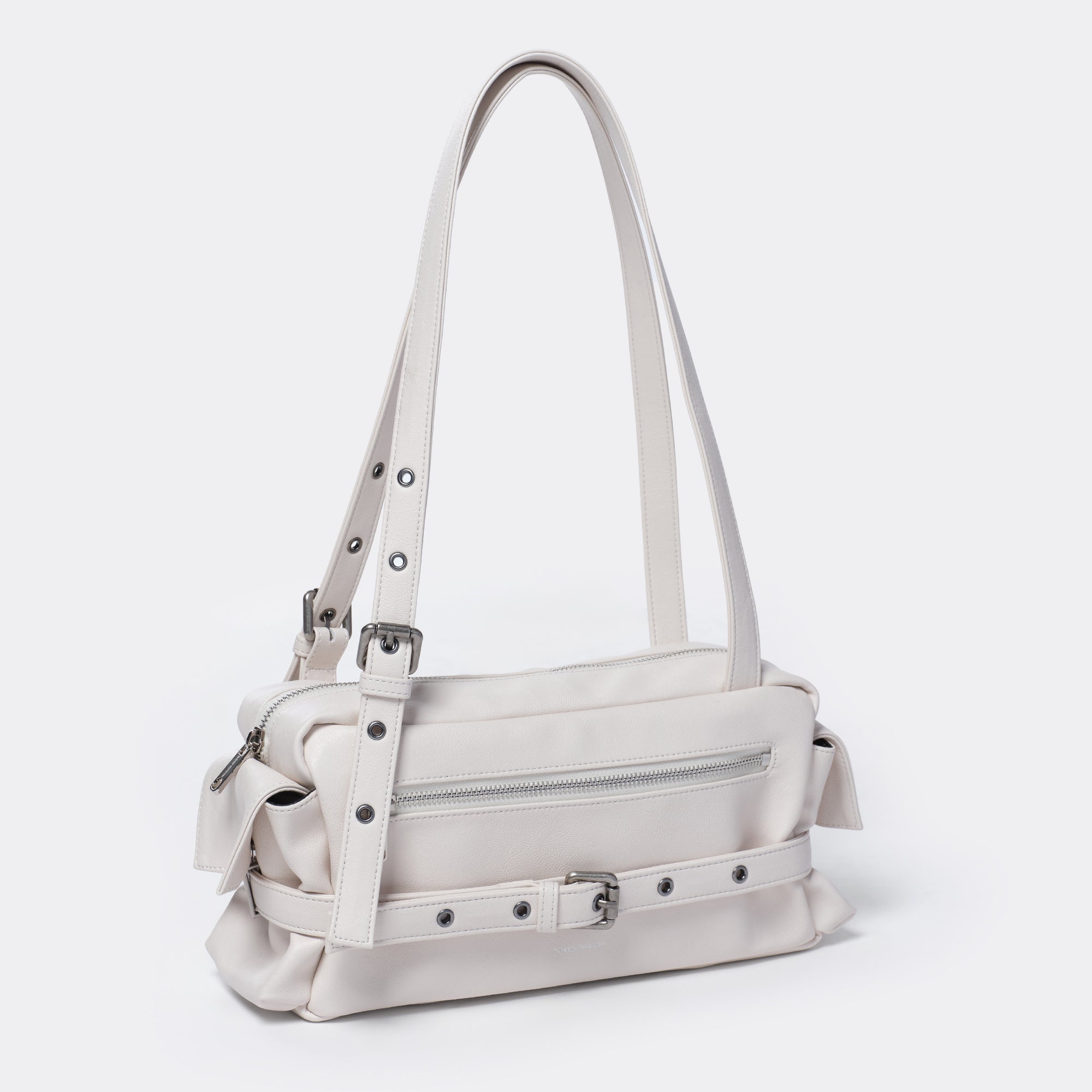 belt utility bag M nappa ivory