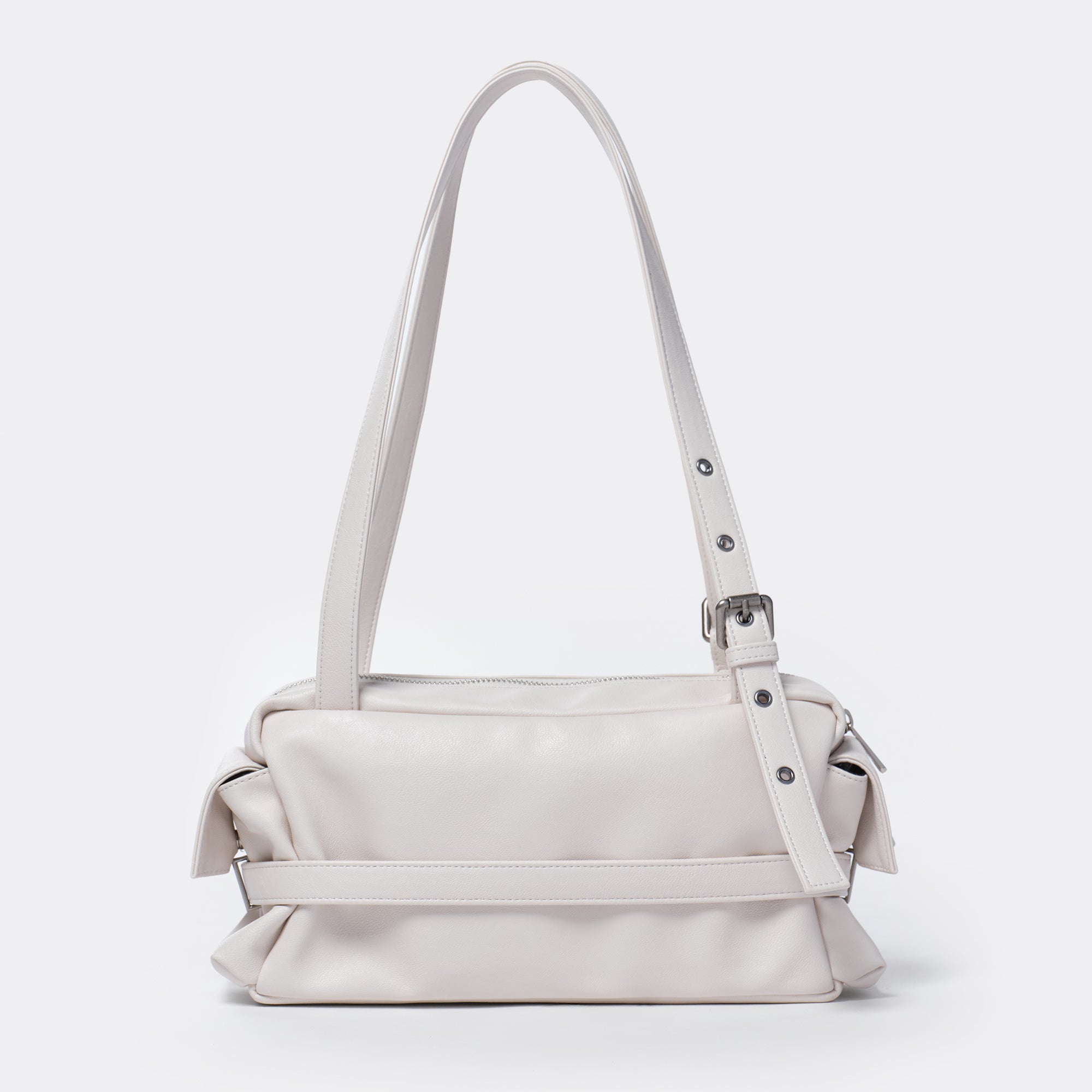 belt utility bag M nappa ivory