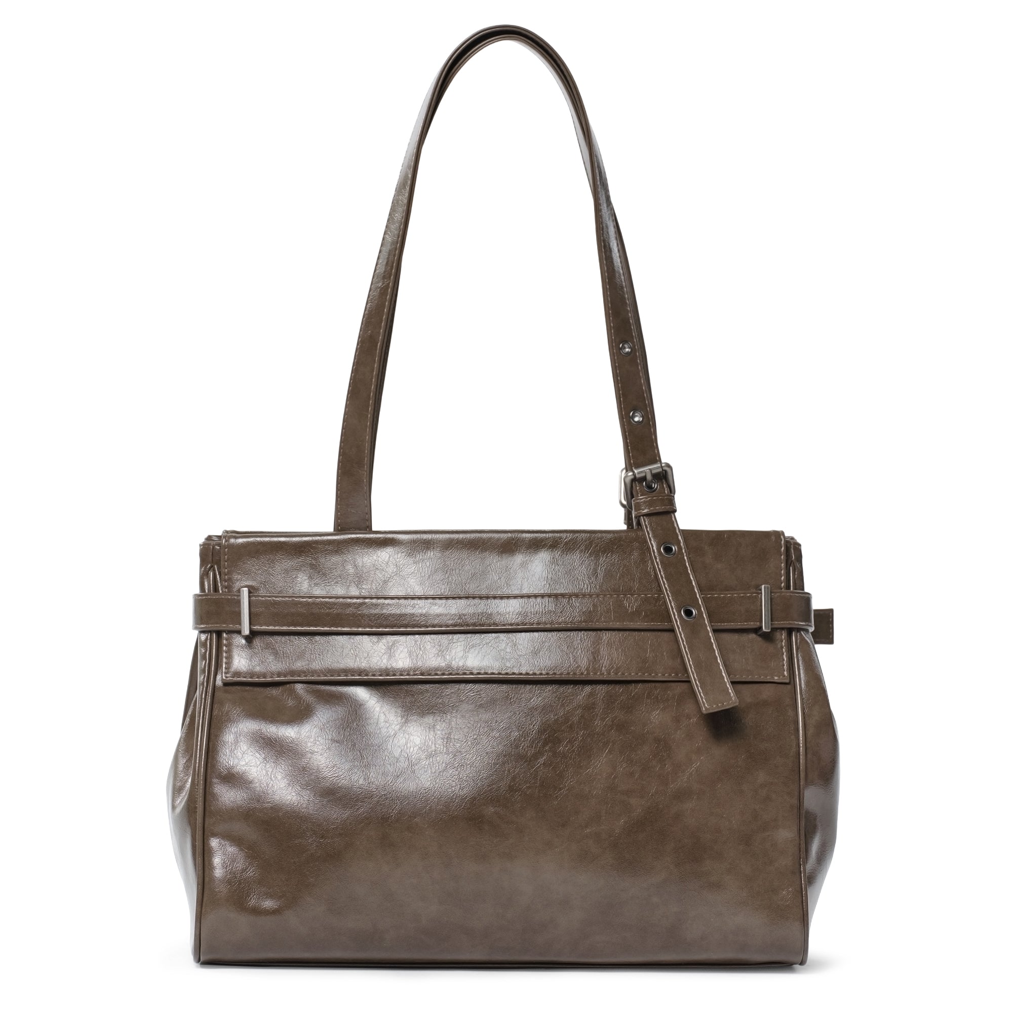 belt flap bag M vampire coffeemilk