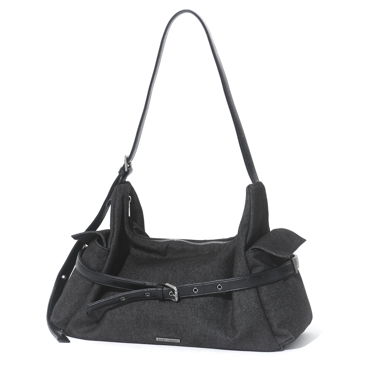belt mondo bag L raw denim