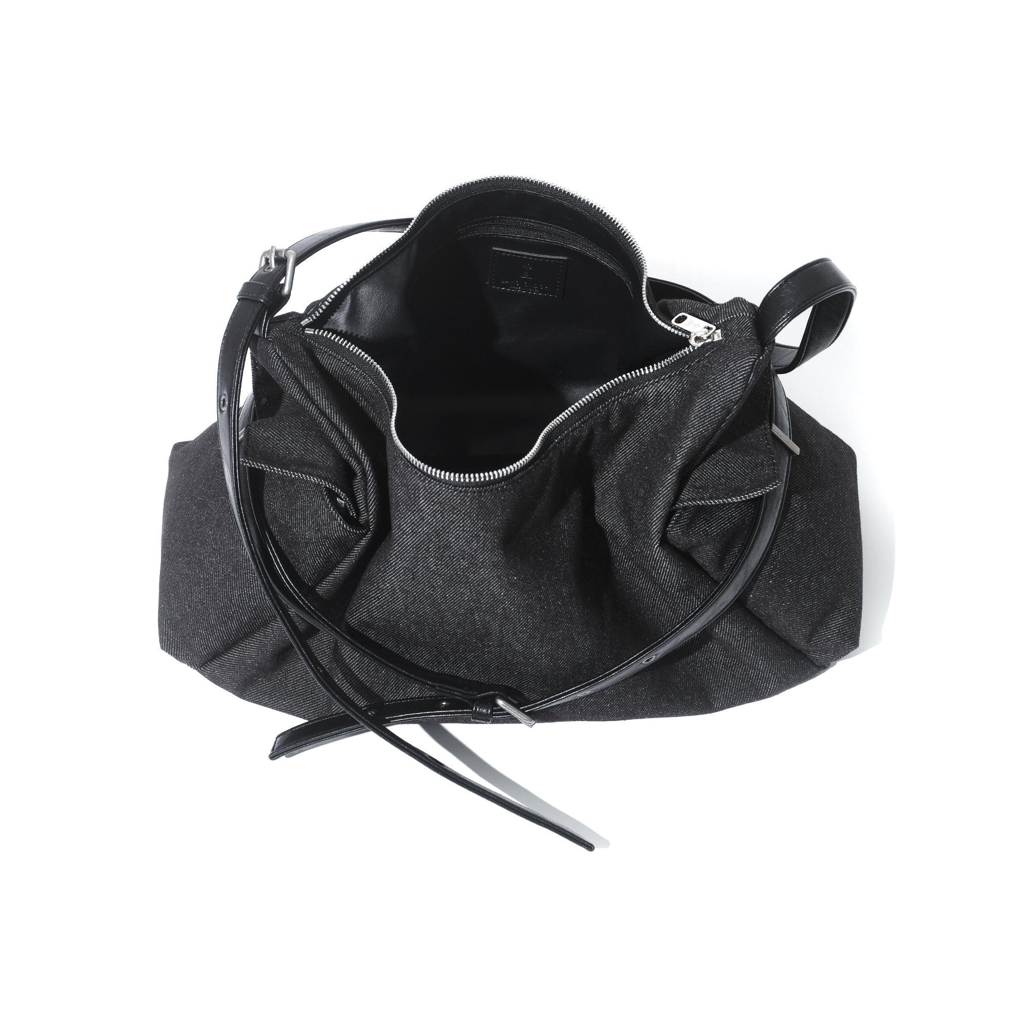 belt mondo bag L raw denim