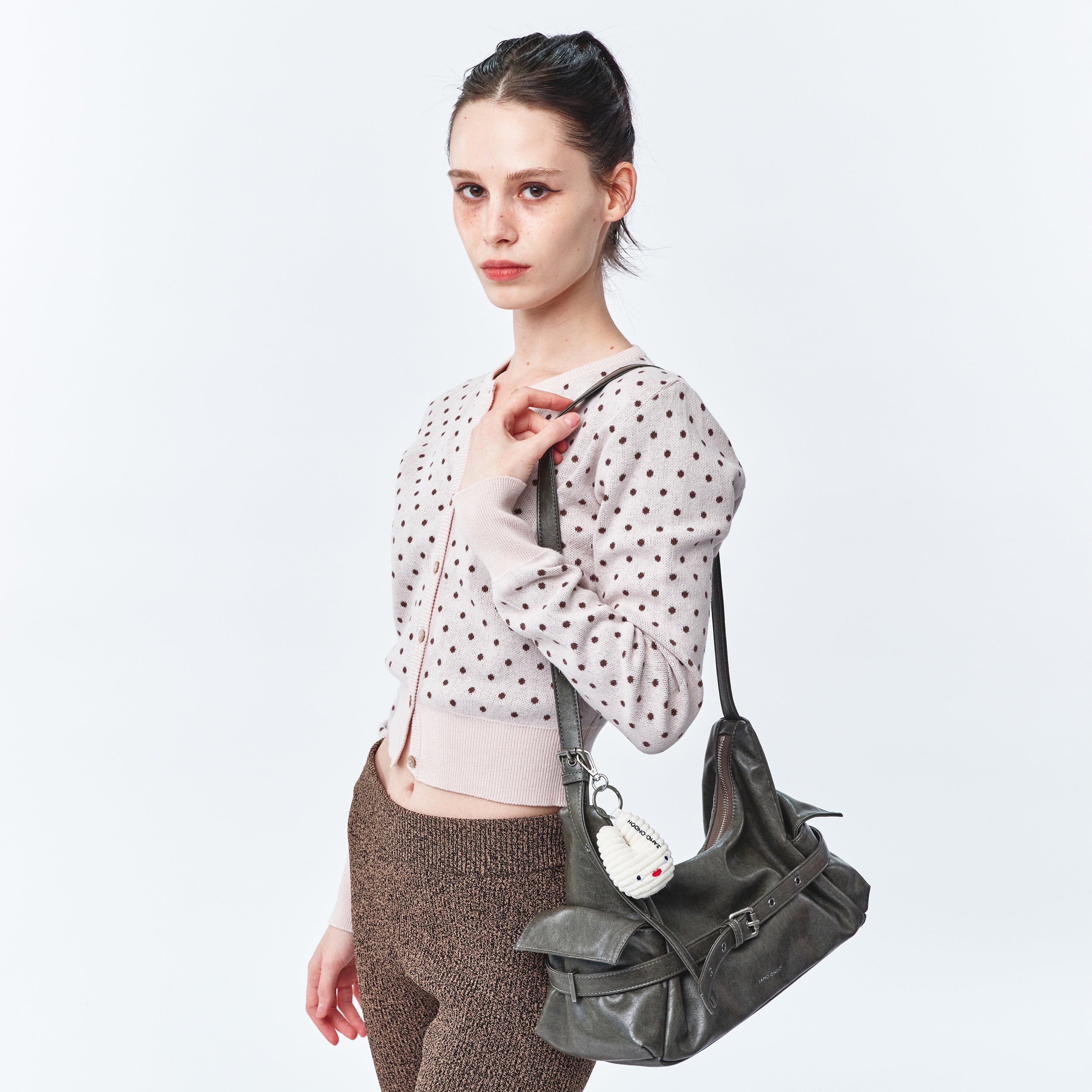 belt mondo bag M veg gray