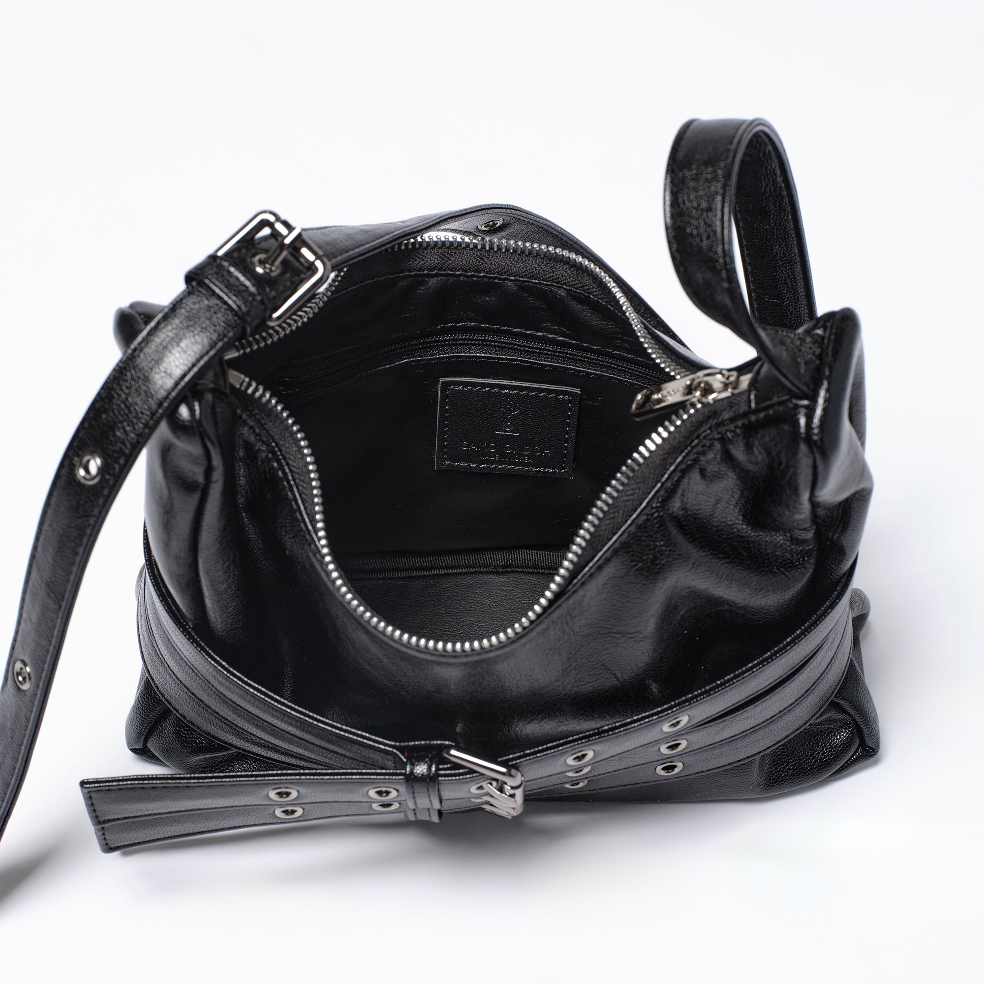 trio belt mug bag M goat black