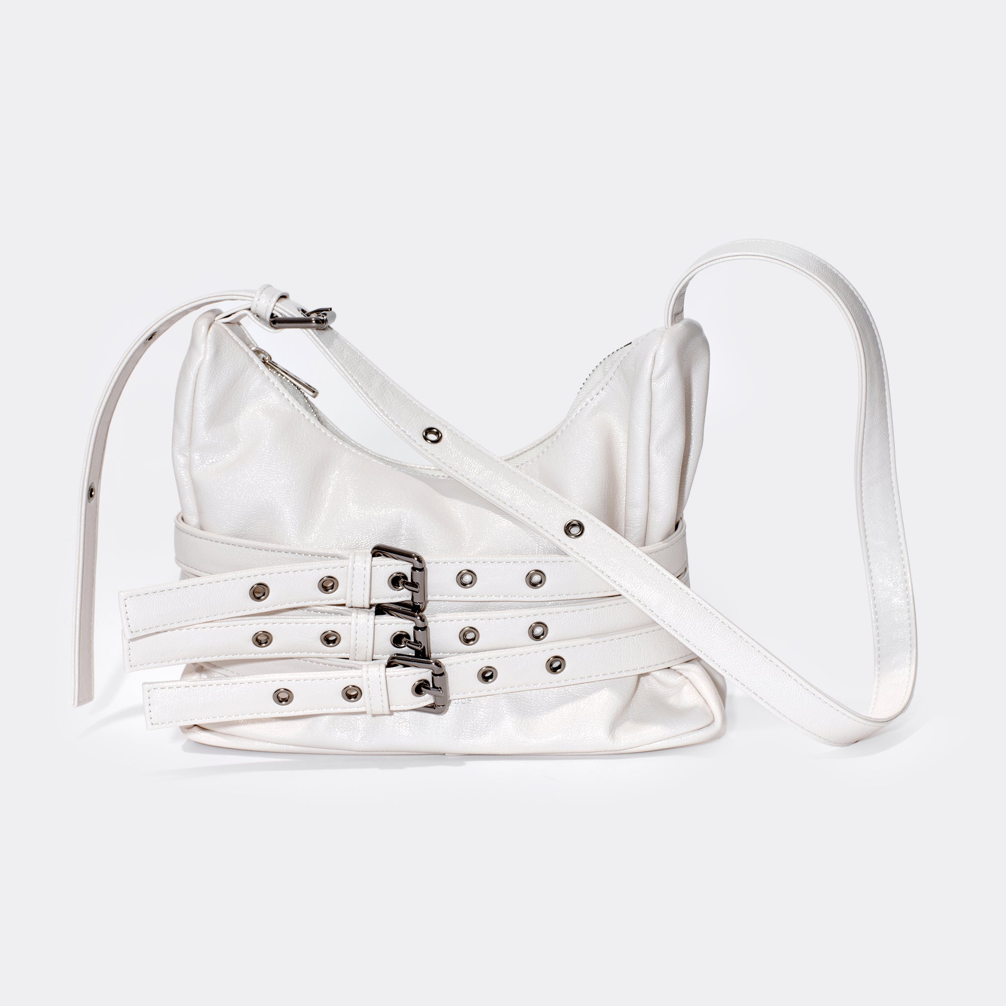 trio belt mug bag M goat cream