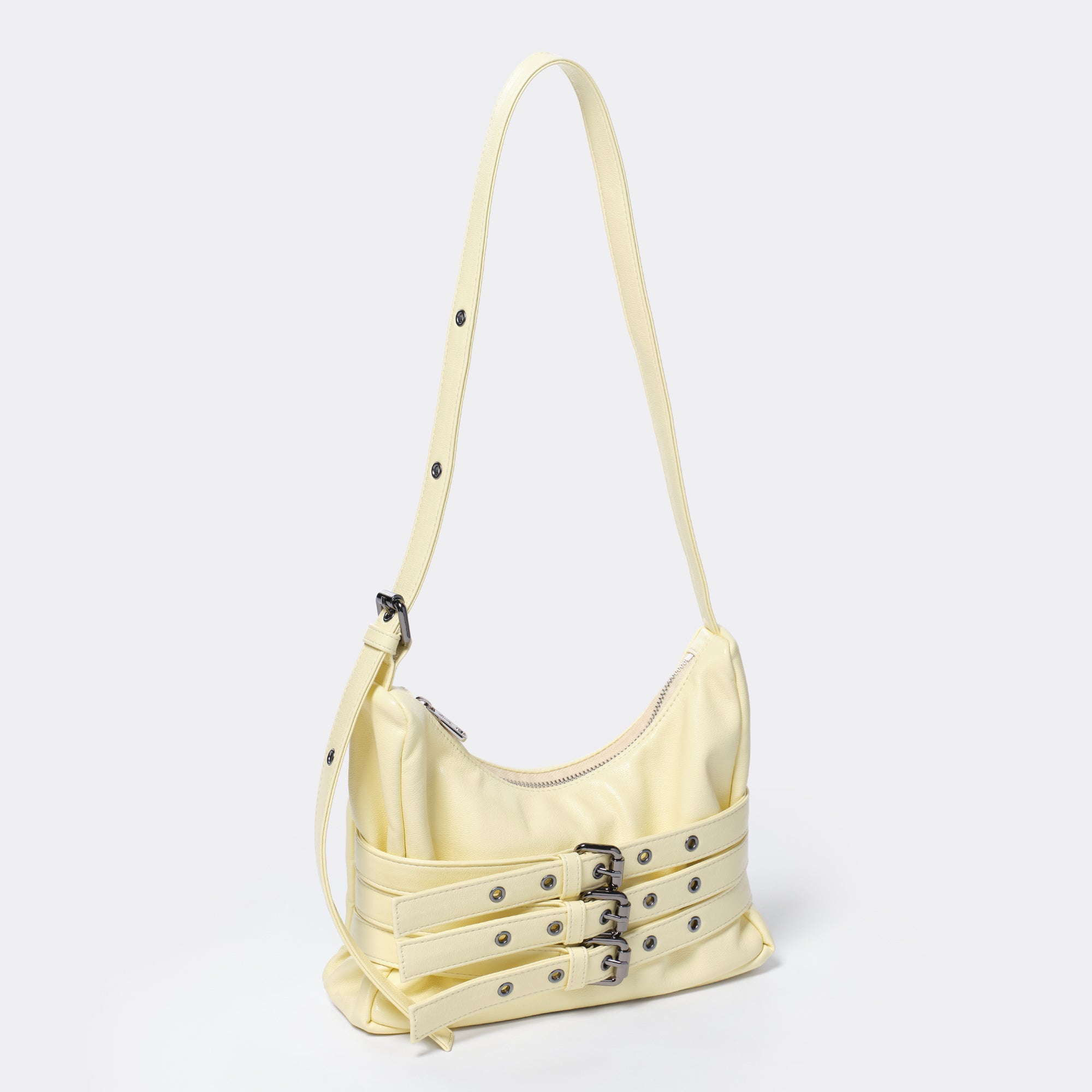 trio belt mug bag M goat lime