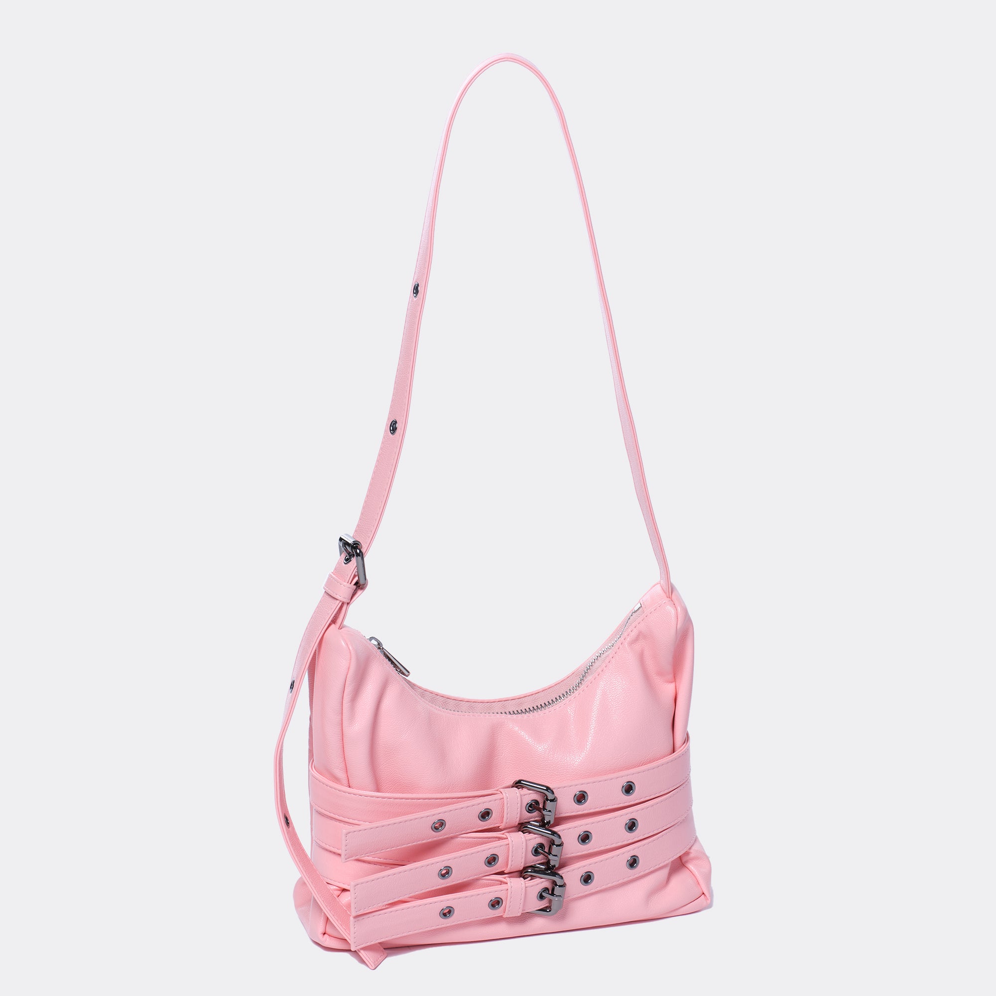trio belt mug bag M goat pink