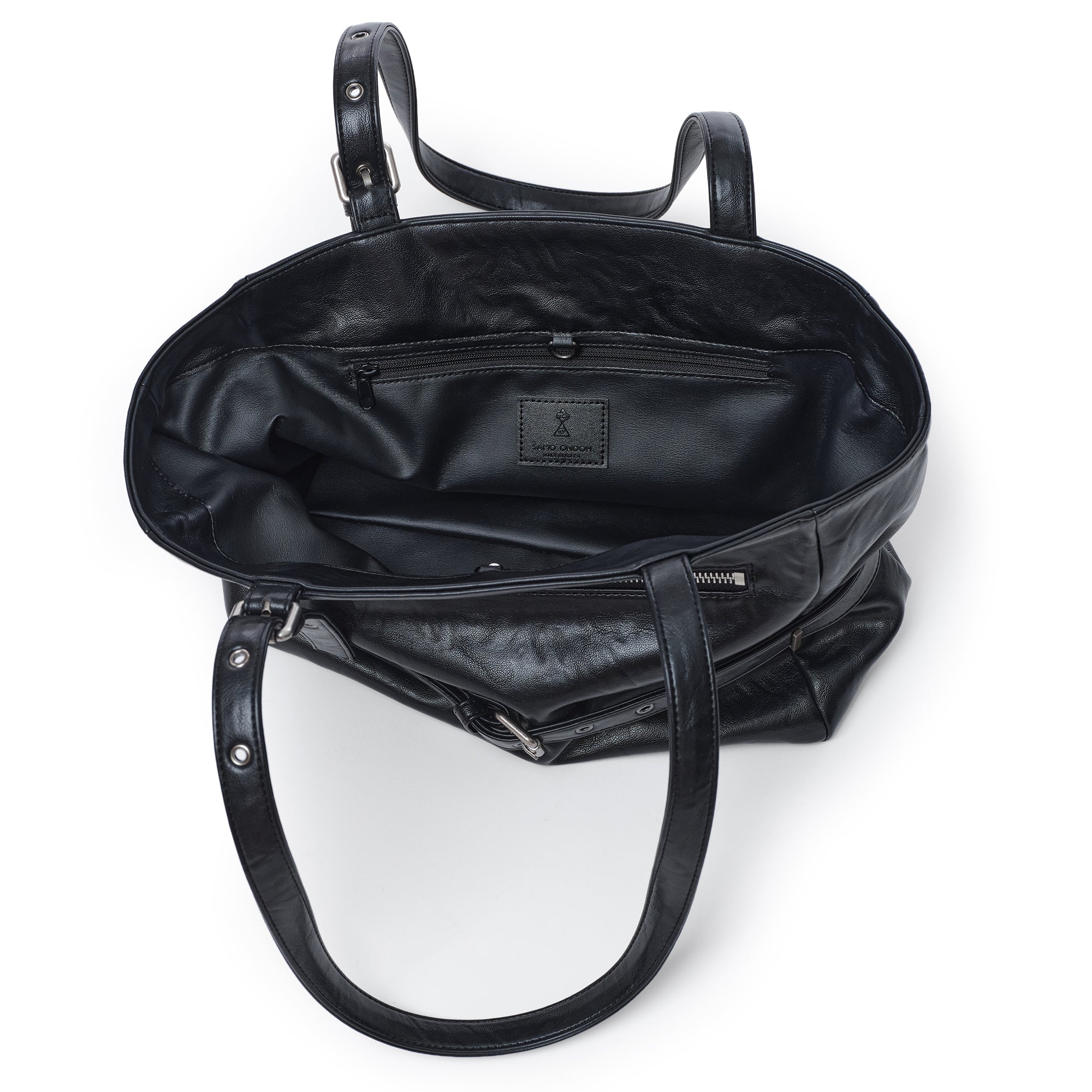 corset bag M baked black