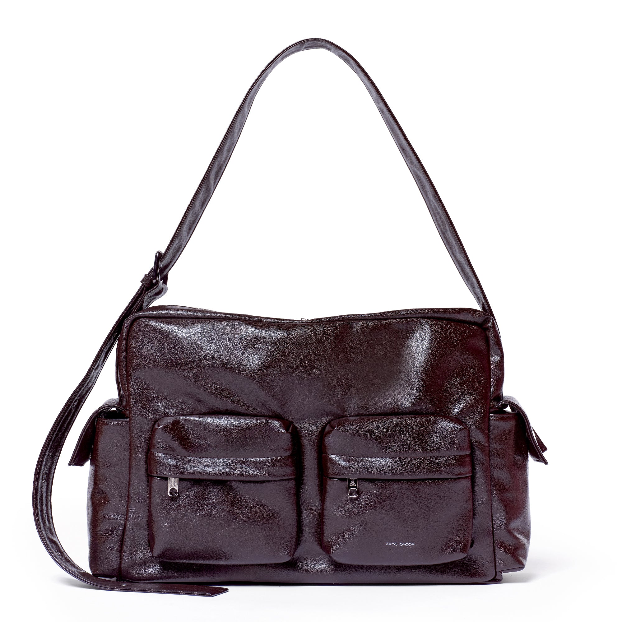 cross utility bag L goat chocolate