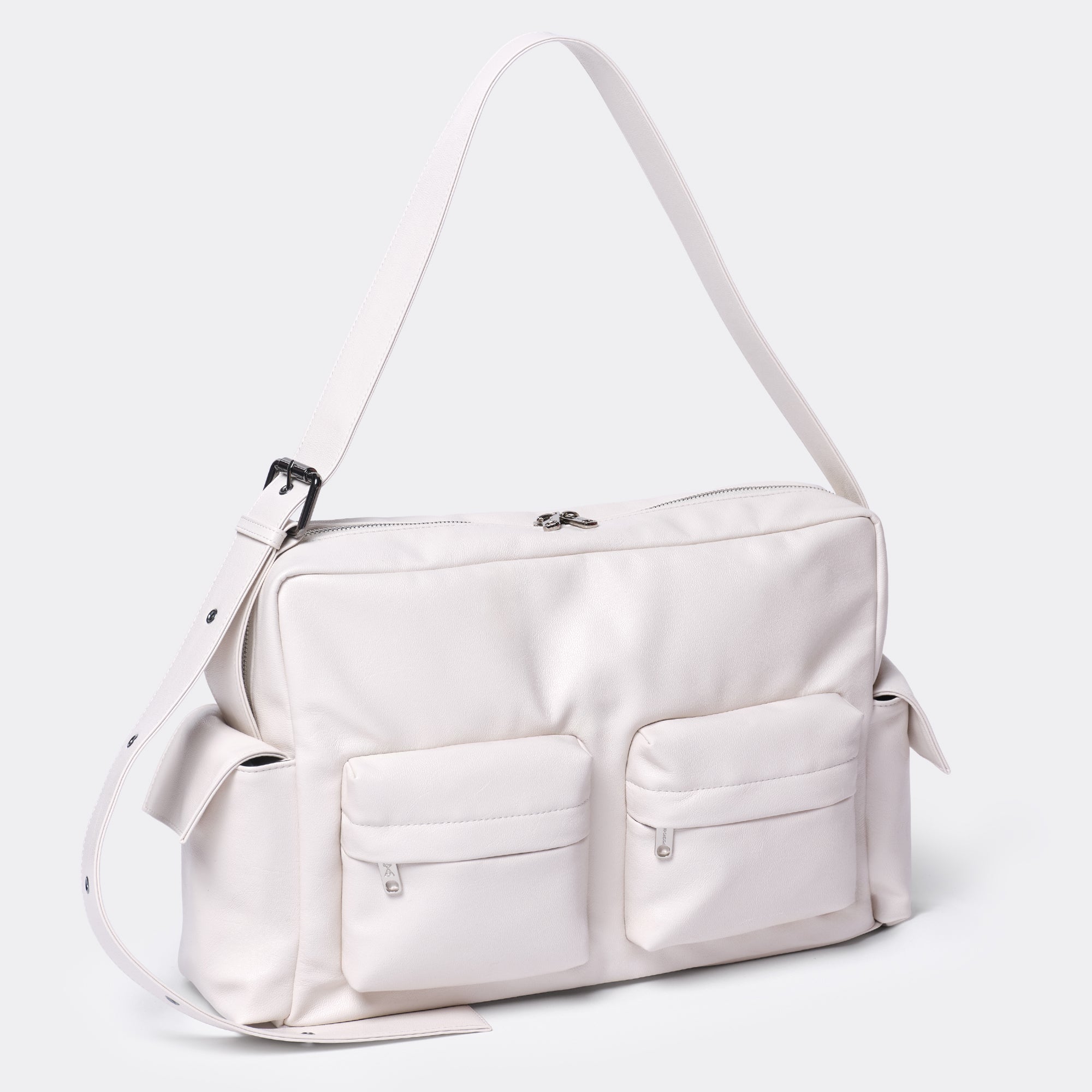 cross utility bag L goat cream