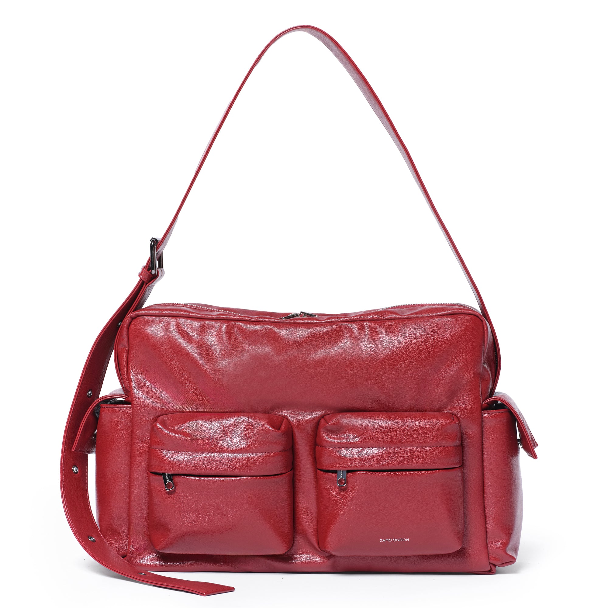 cross utility bag L goat red