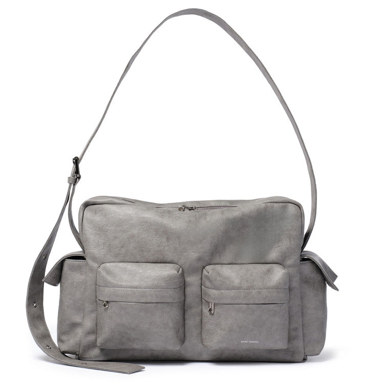 cross utility bag L brushed gray