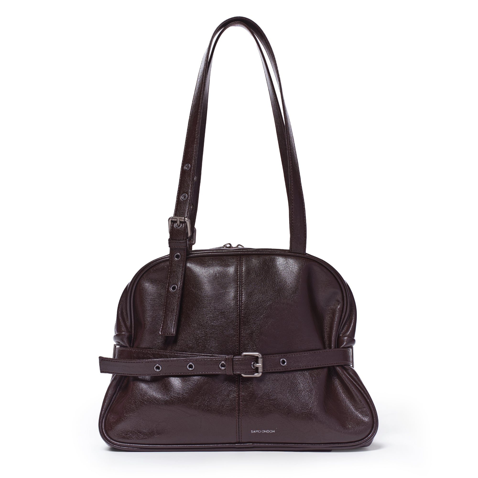 dome belt bag M goat chocolate