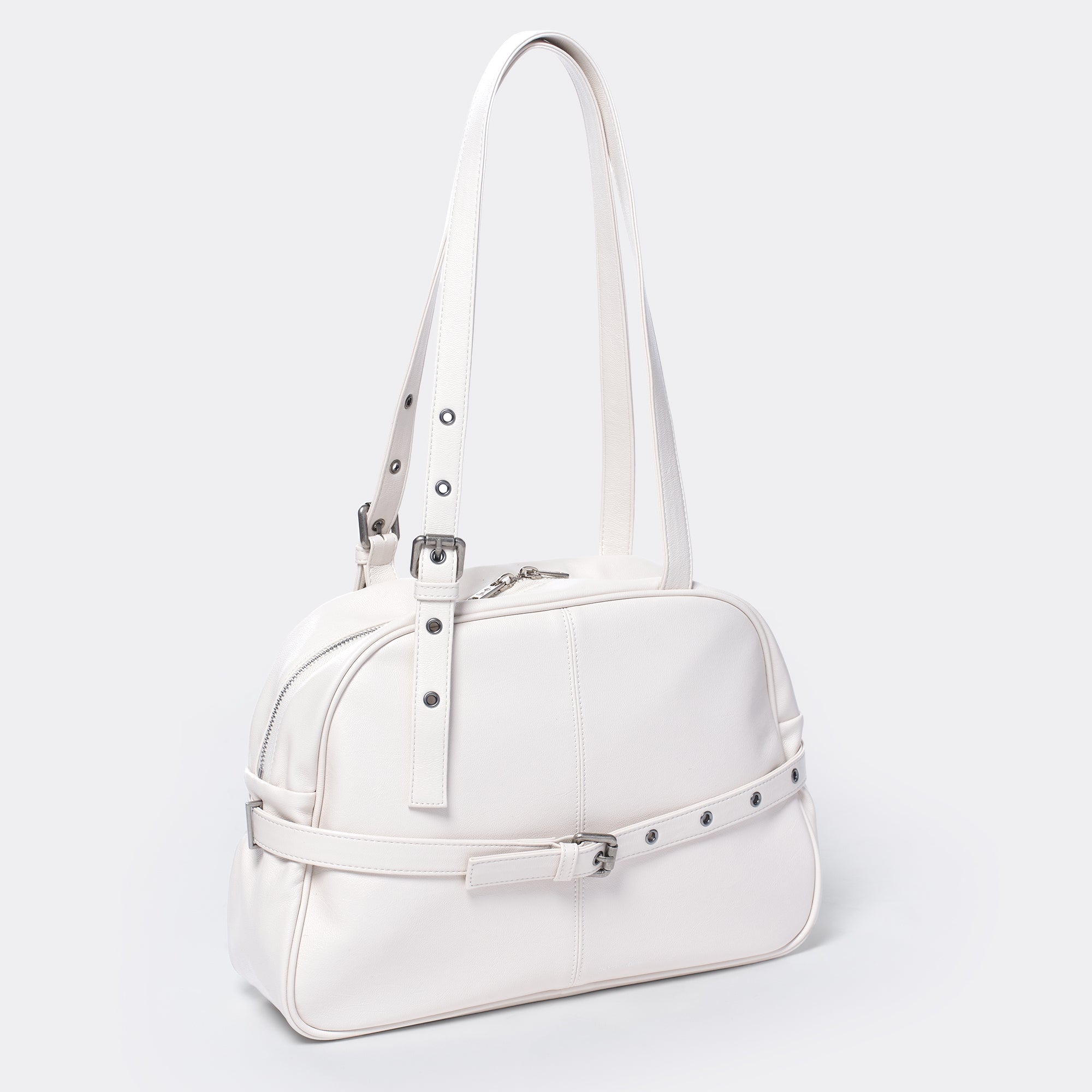 dome belt bag M goat cream