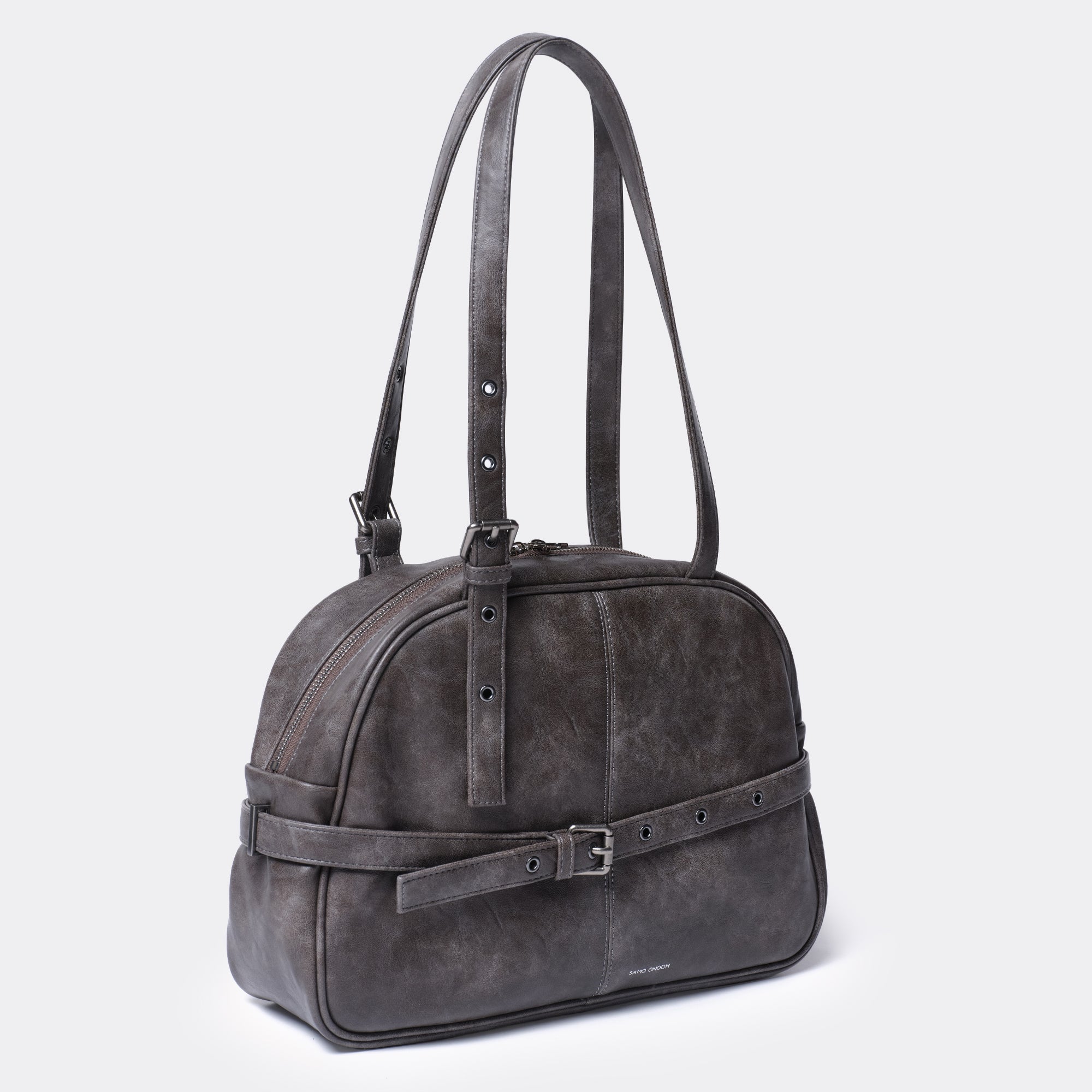 dome belt bag M baked gray