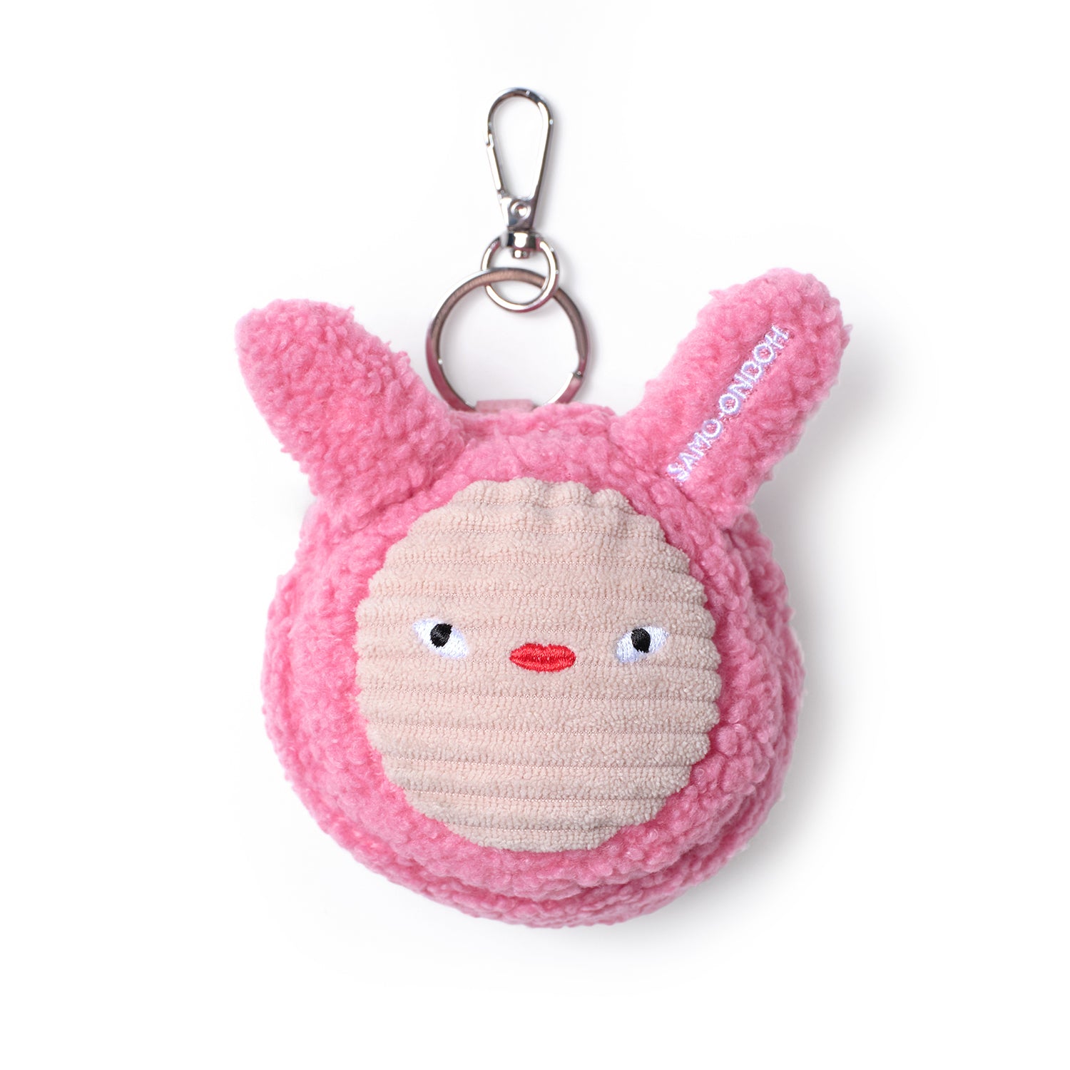 gamzayom airpods case corduroy pink