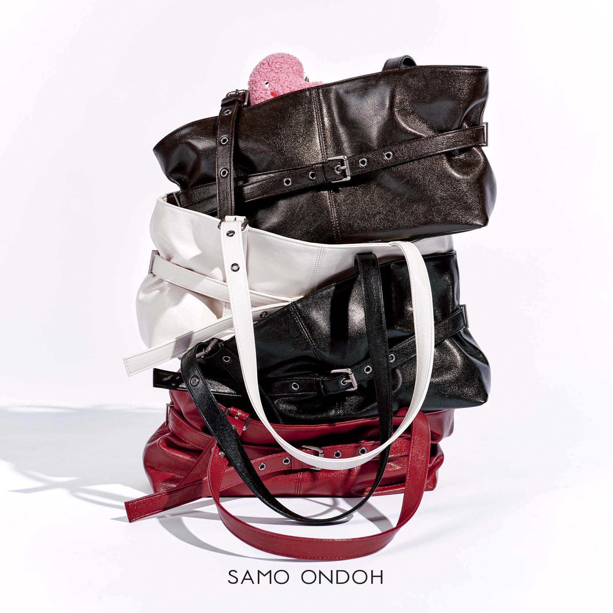 le belt bag M goat black