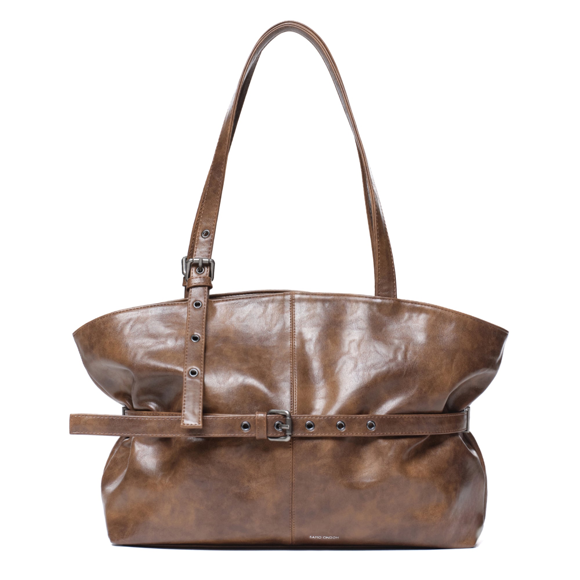 le belt bag L baked tan