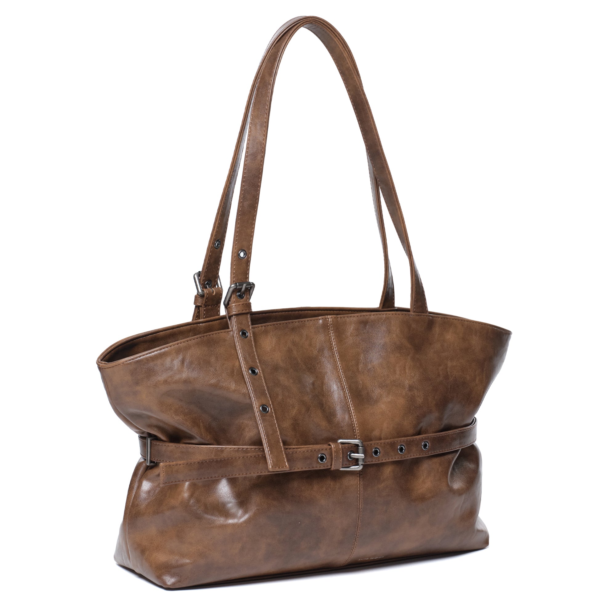 le belt bag L baked tan