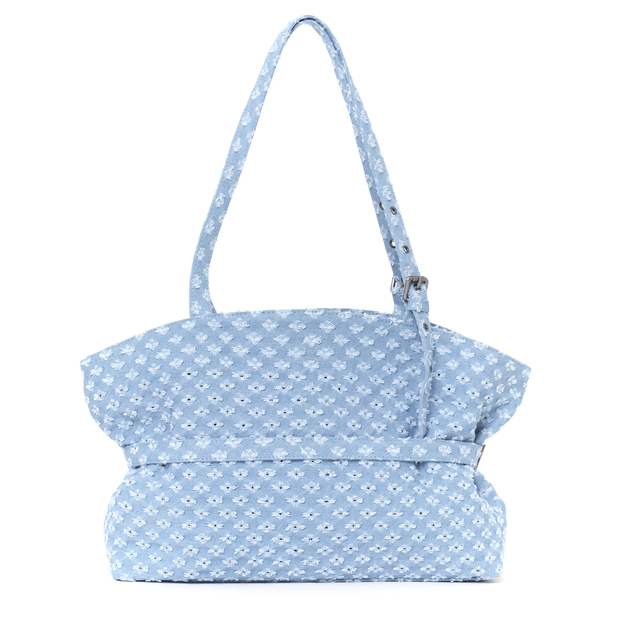 le belt bag L punching blue