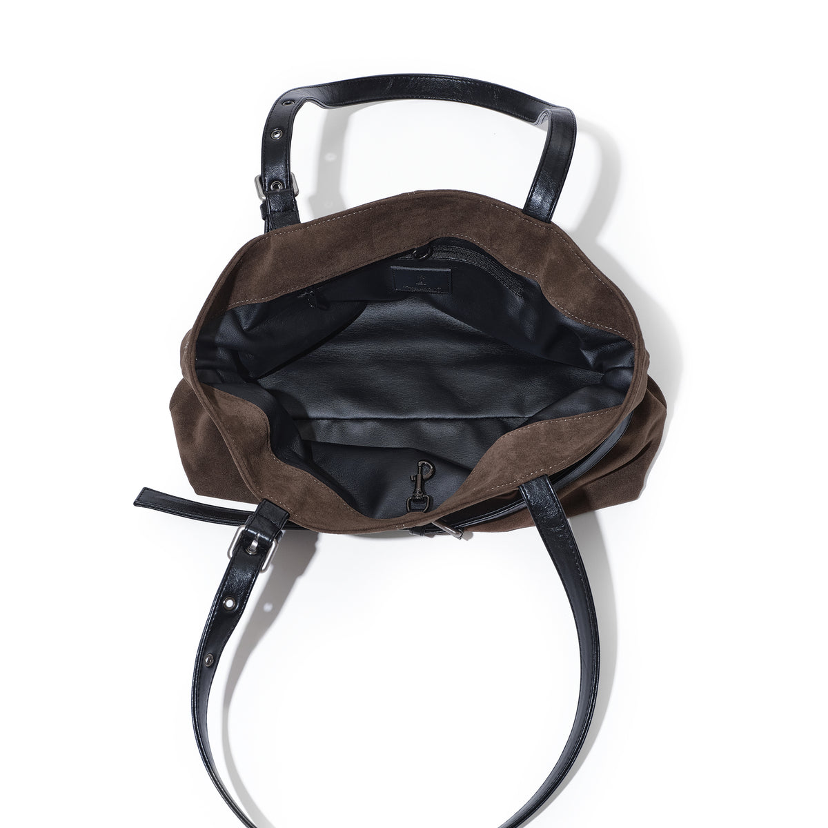 (re-designed) le belt bag M suede khakigray