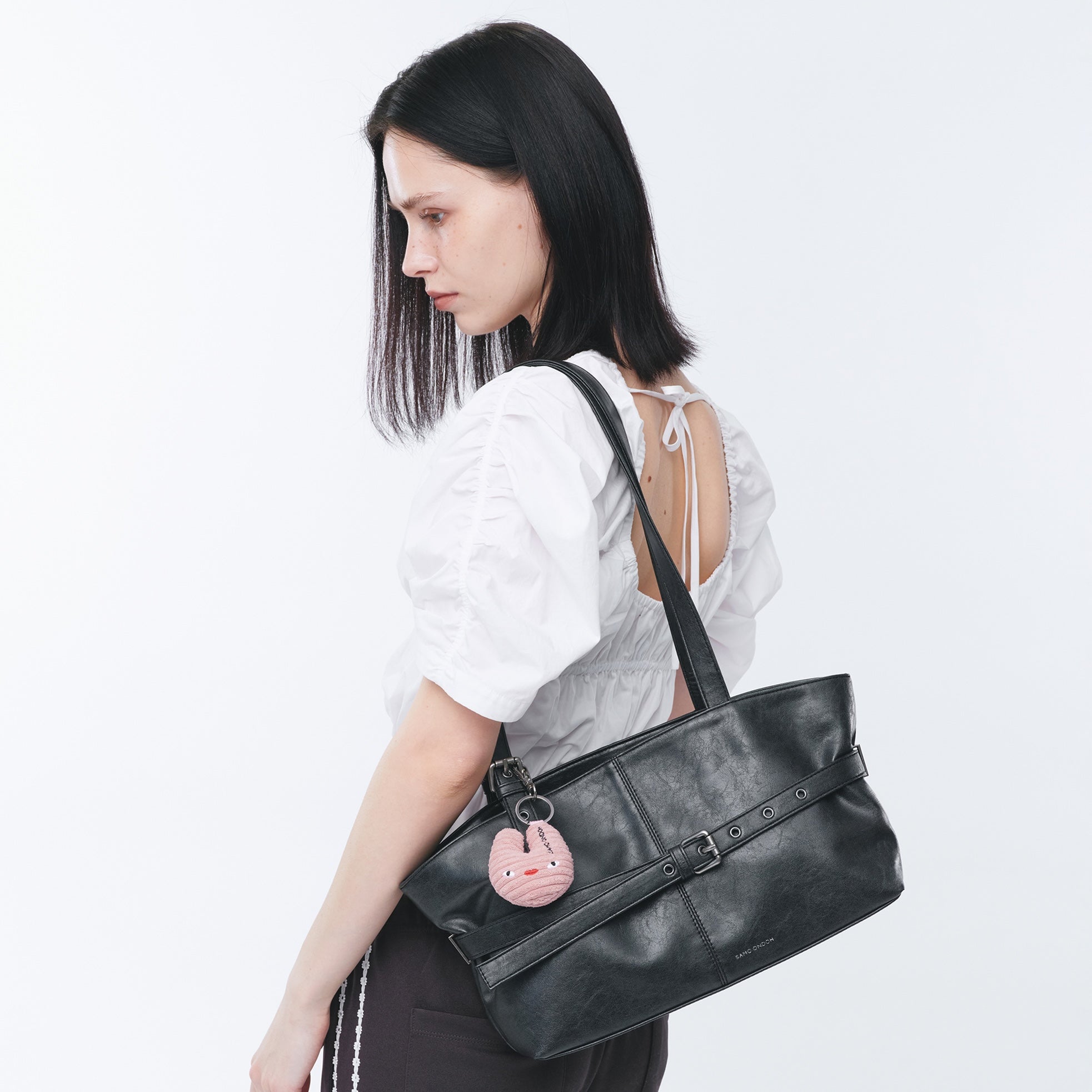 le belt bag M veg charcoal