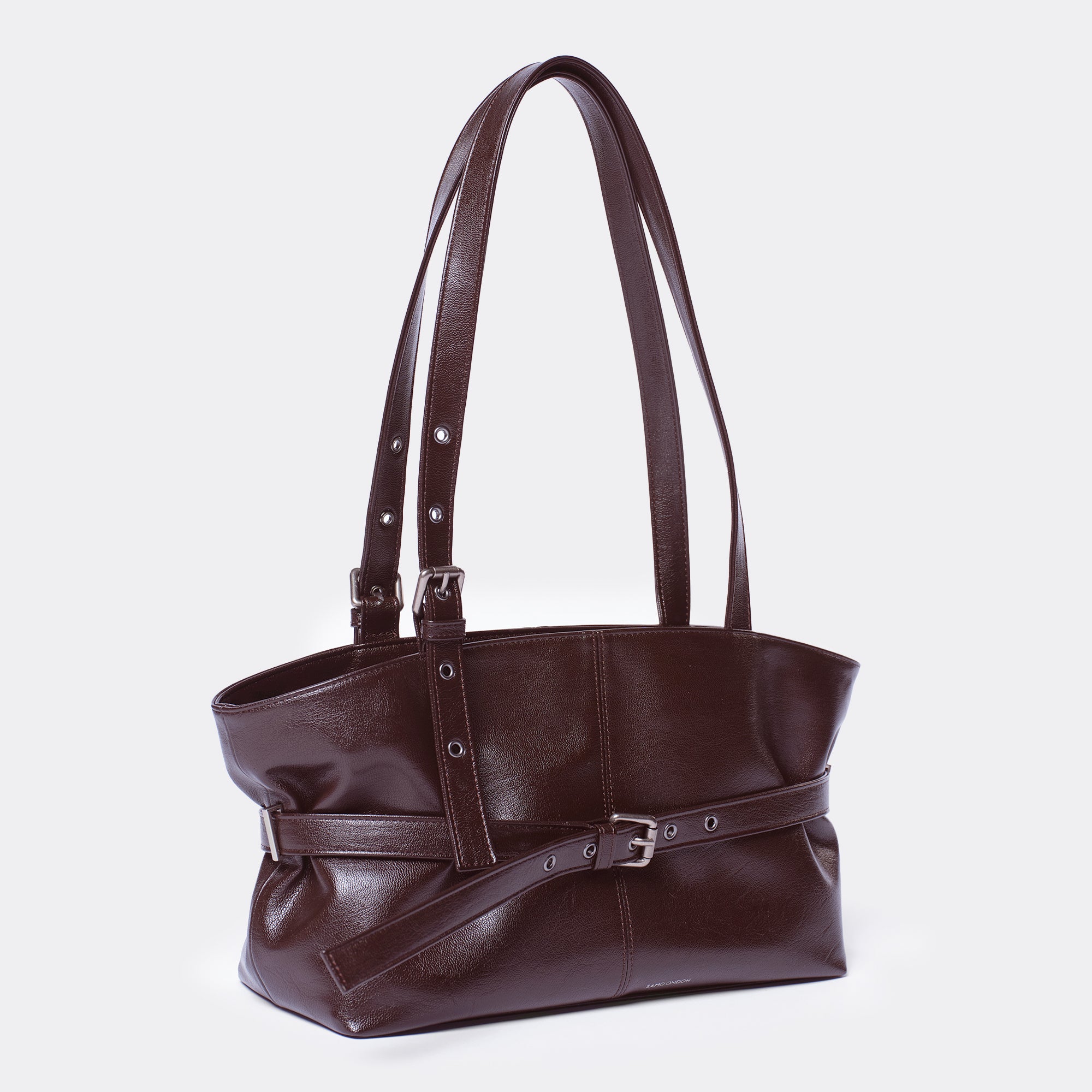 le belt bag M goat chocolate