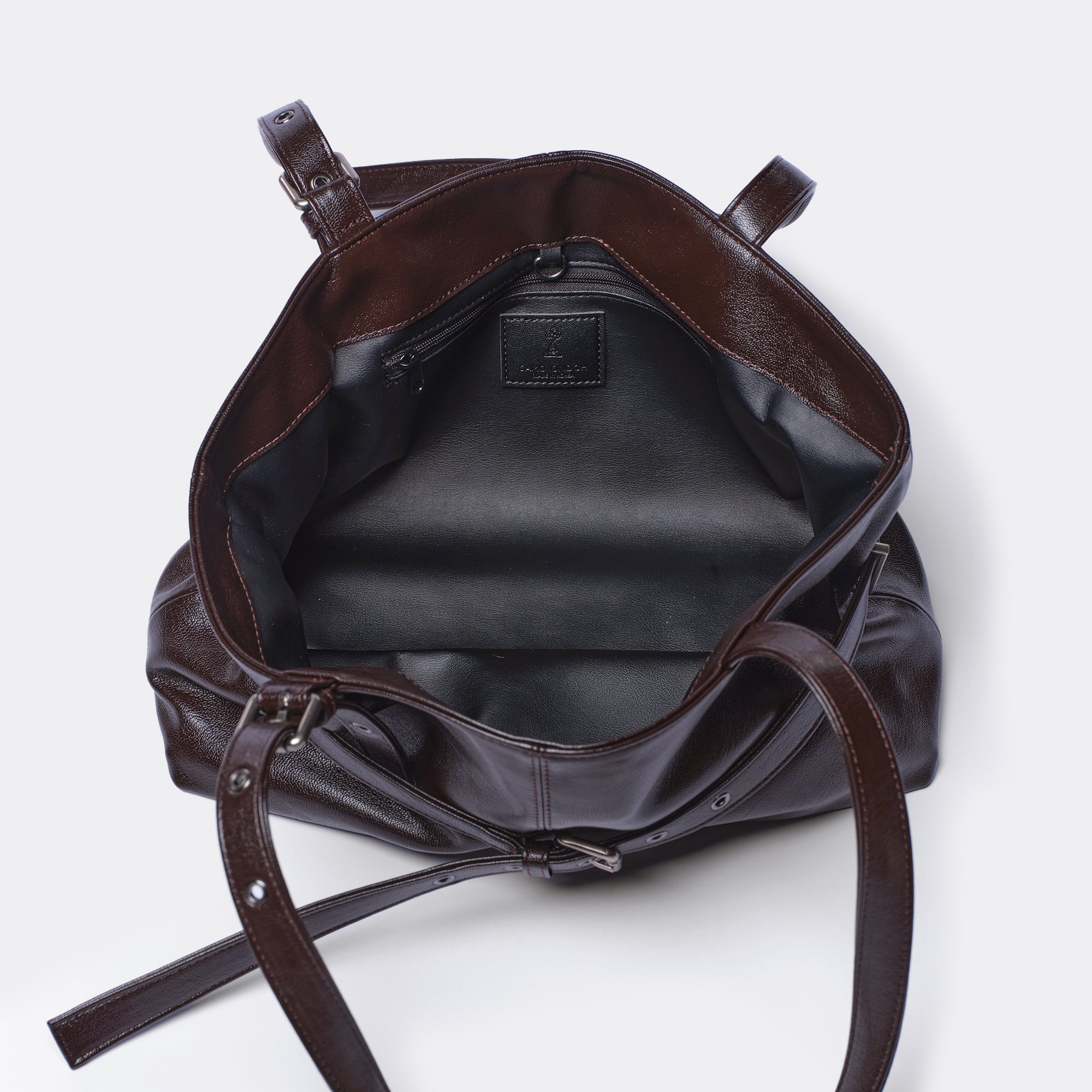 le belt bag M goat chocolate