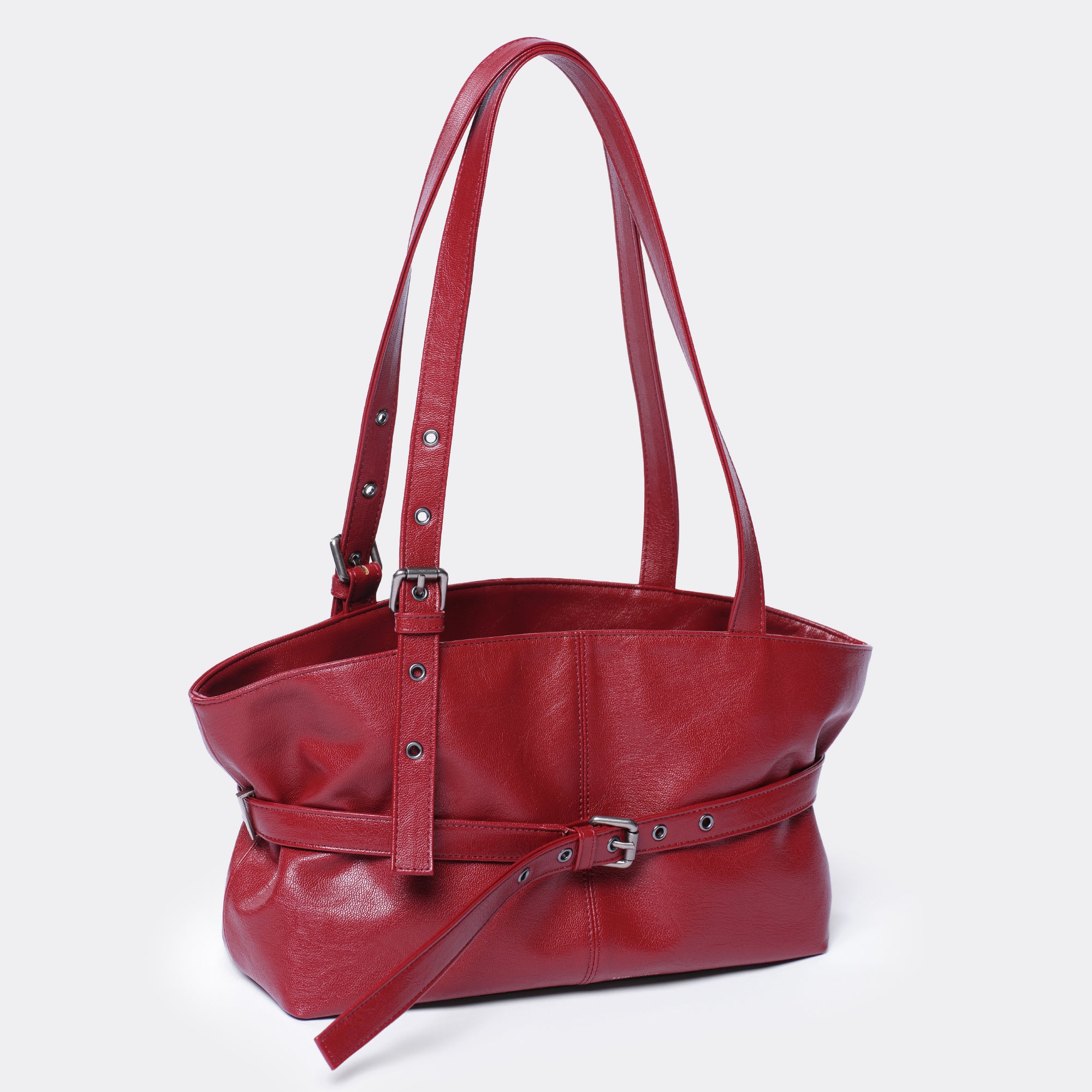 le belt bag M goat red