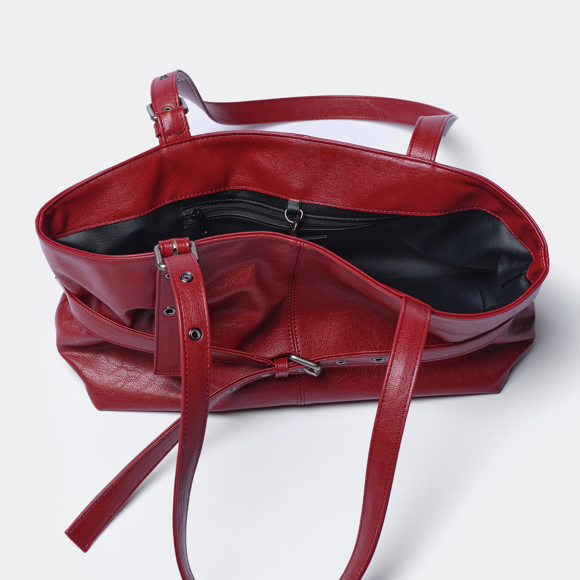 le belt bag M goat red