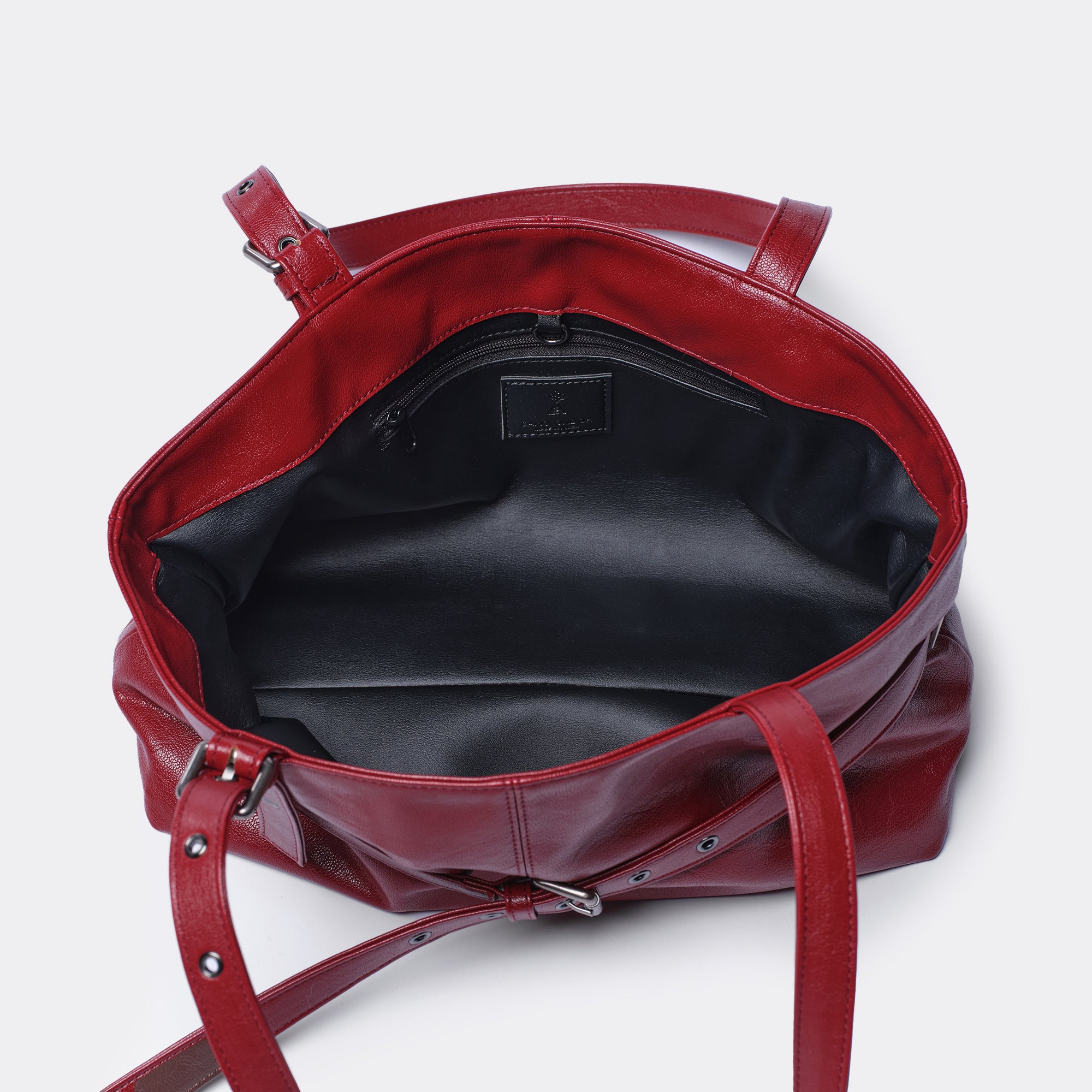 le belt bag M goat red