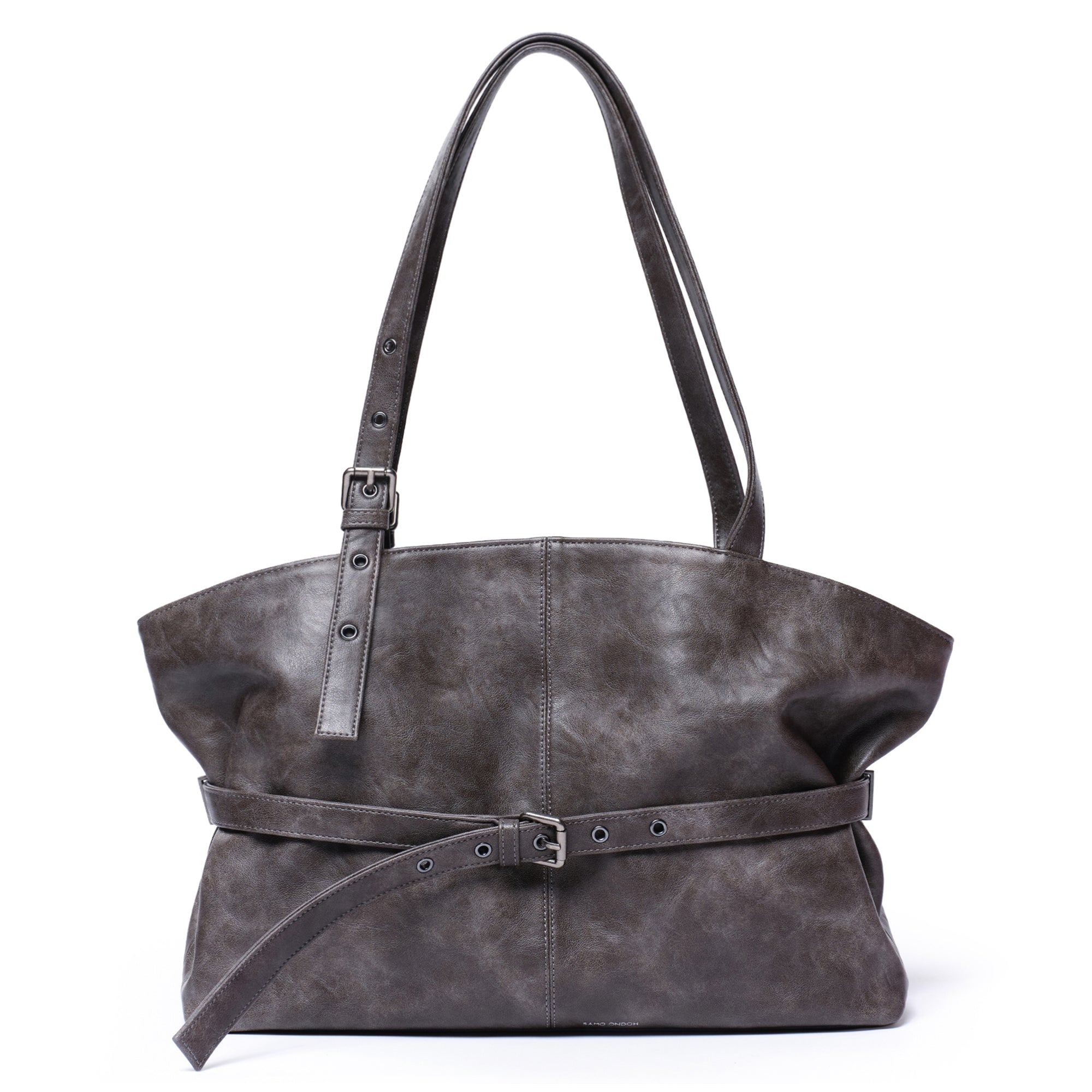 le belt bag L baked gray