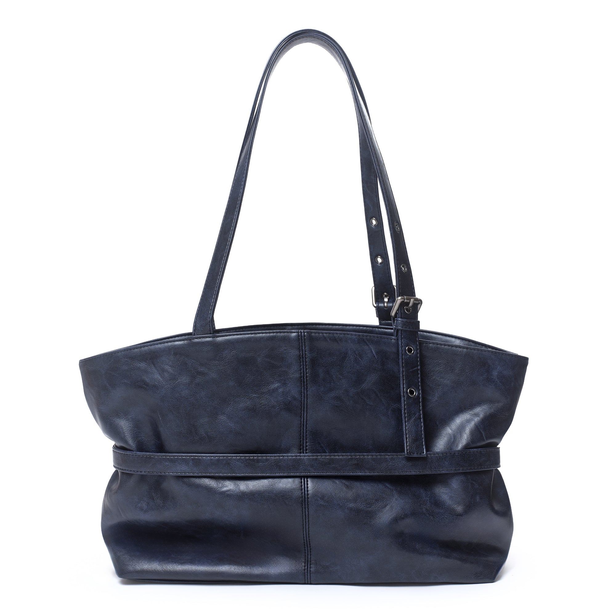 le belt bag L baked navy